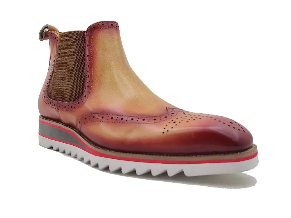 Leather Chelsea Boot With Lightweight Sole dawn run