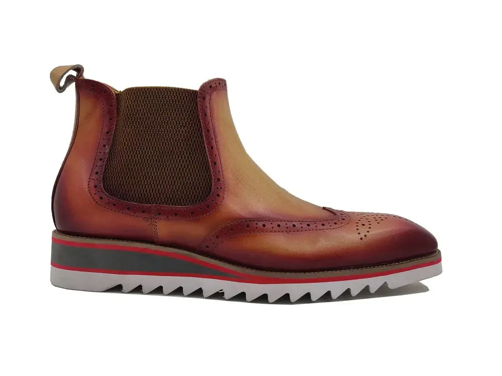 Leather Chelsea Boot With Lightweight Sole dawn run