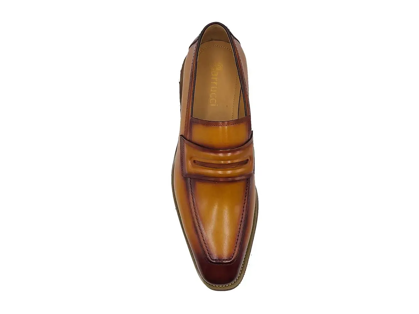 Leather Penny Loafer in Chunky Sole soft motion