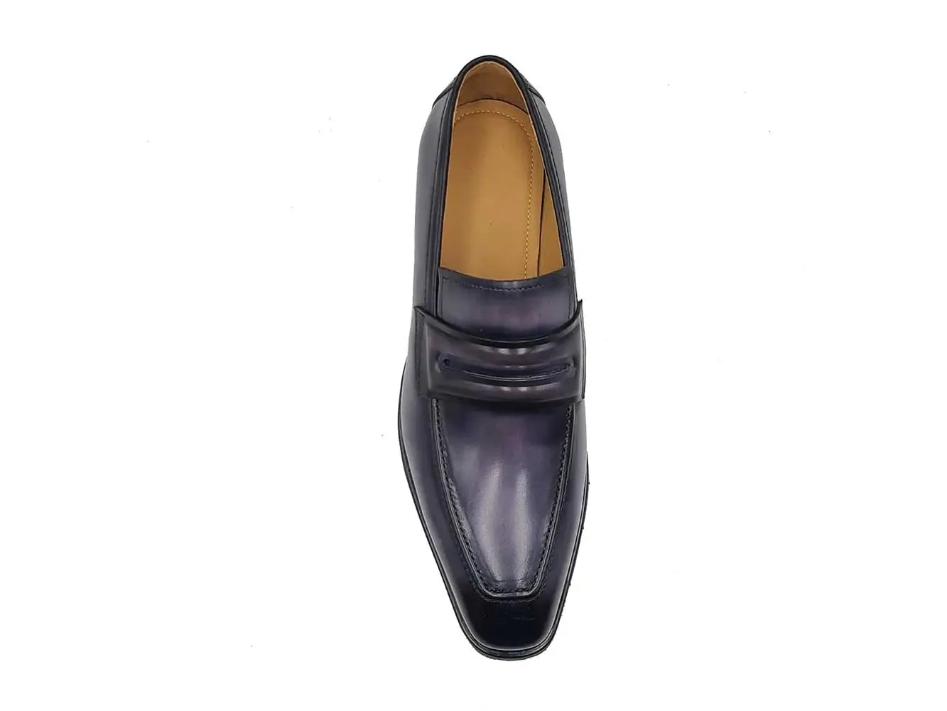 Leather Penny Loafer in Chunky Sole soft motion