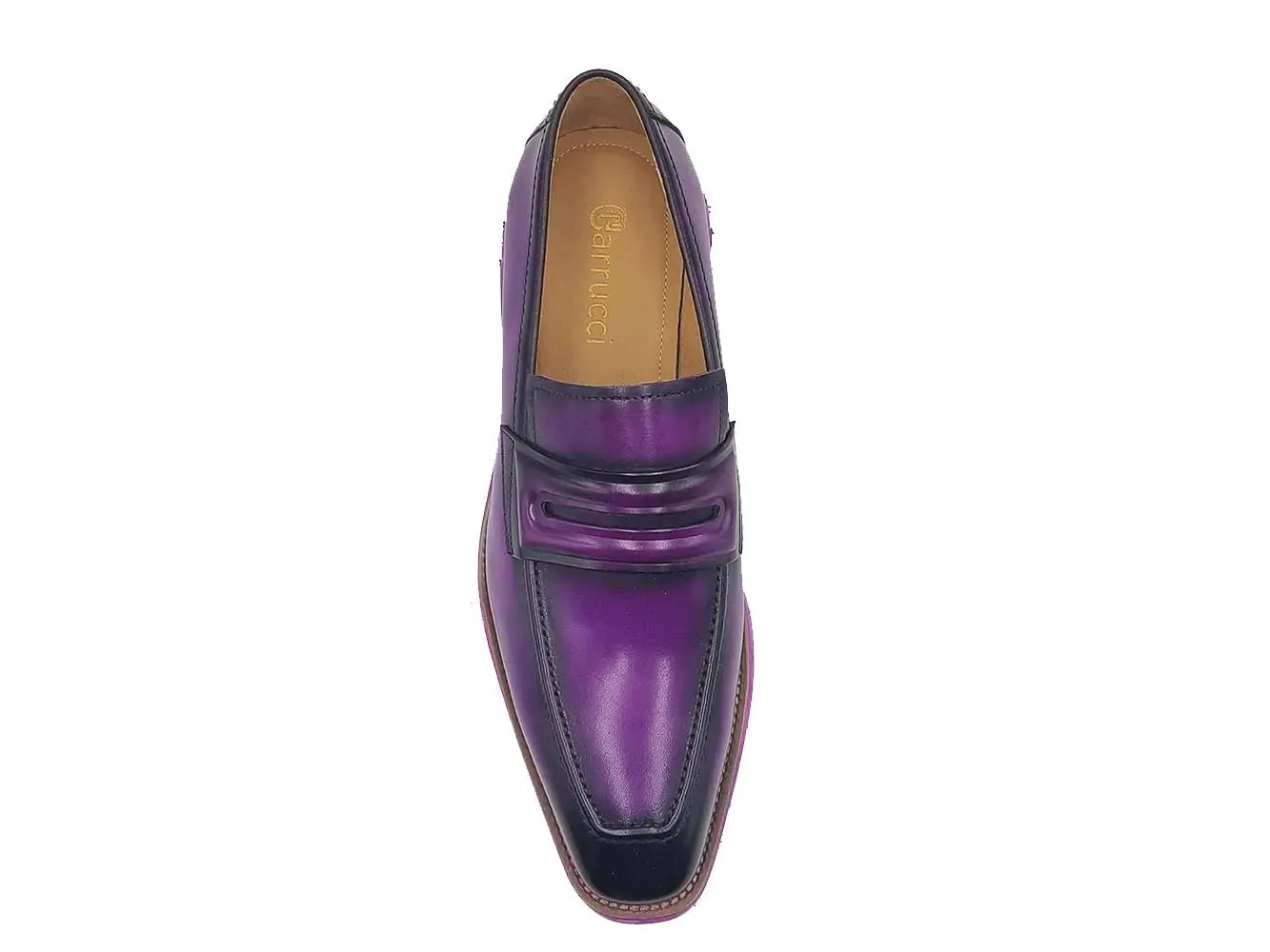 Leather Penny Loafer in Chunky Sole soft motion