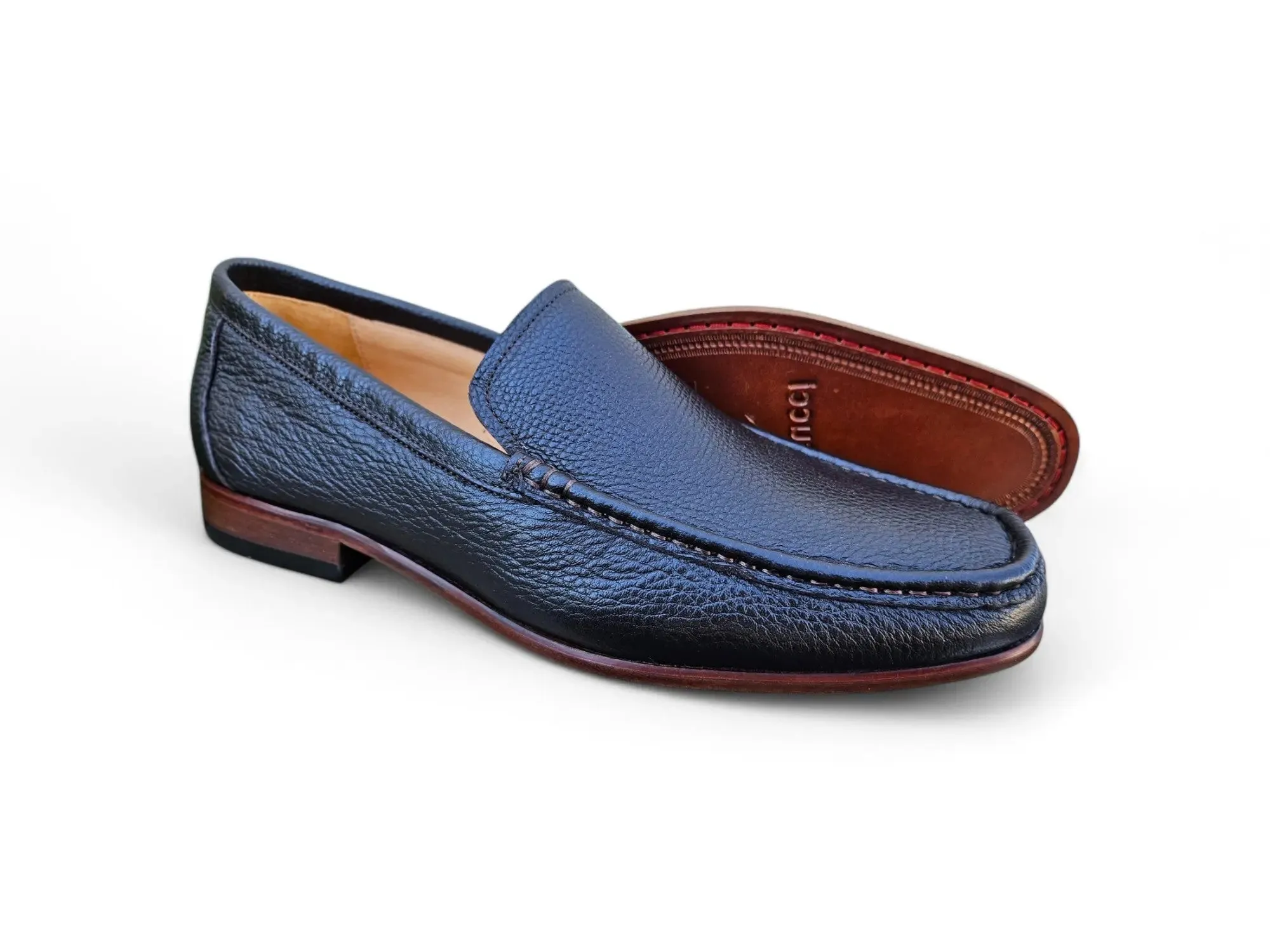 Leather Sole Timeless Slip-on Loafer style ease
