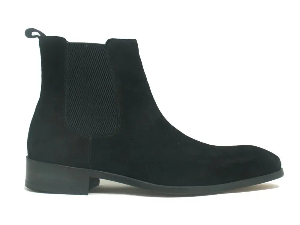 Leather Suede Chelsea High Boots urban gear