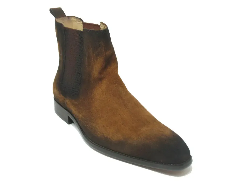 Leather Suede Chelsea High Boots urban gear