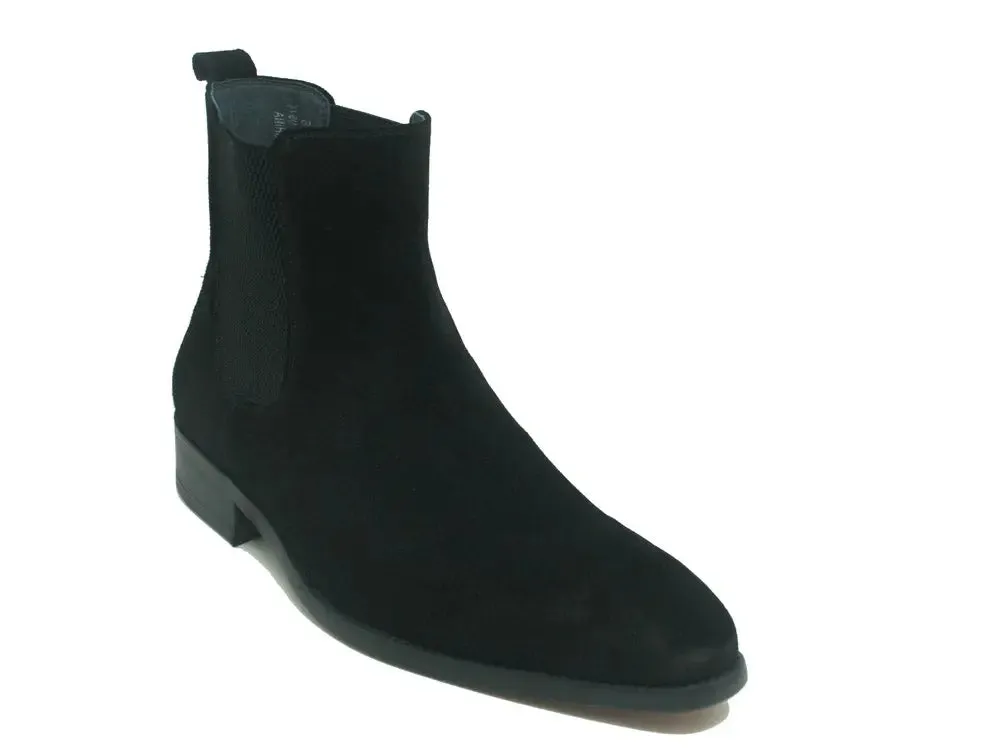 Leather Suede Chelsea High Boots urban gear