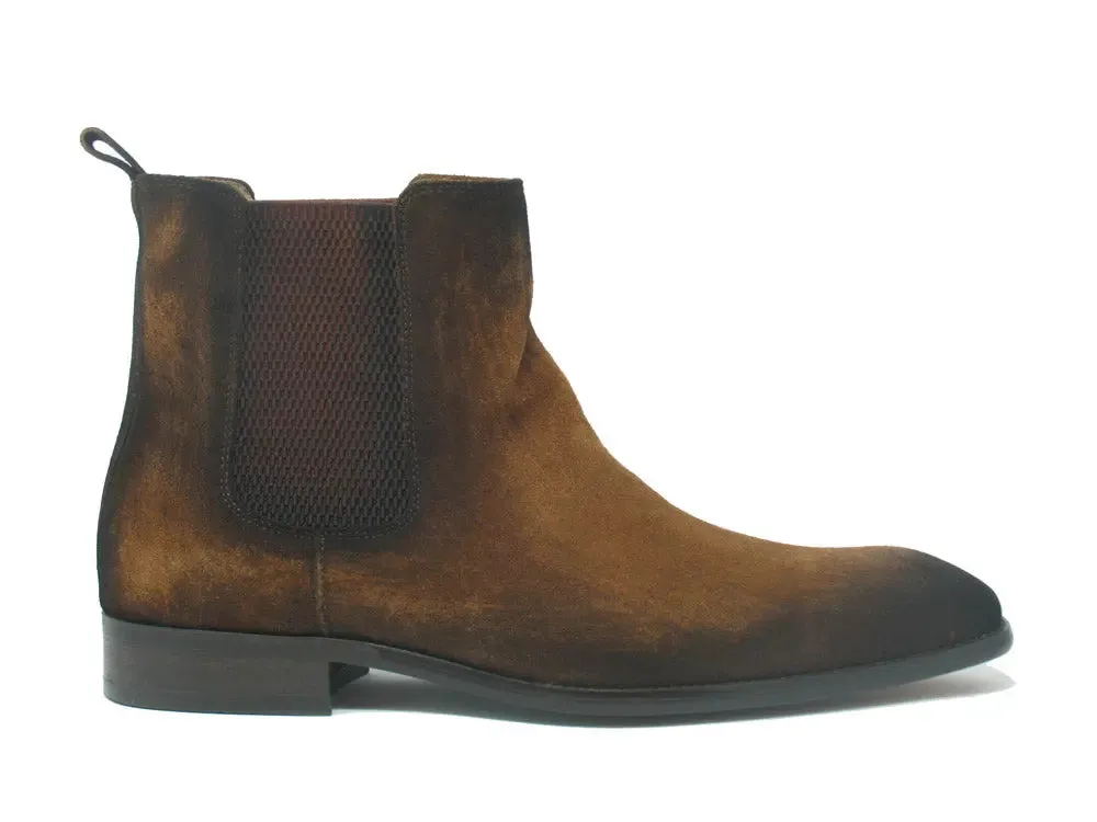 Leather Suede Chelsea High Boots urban gear