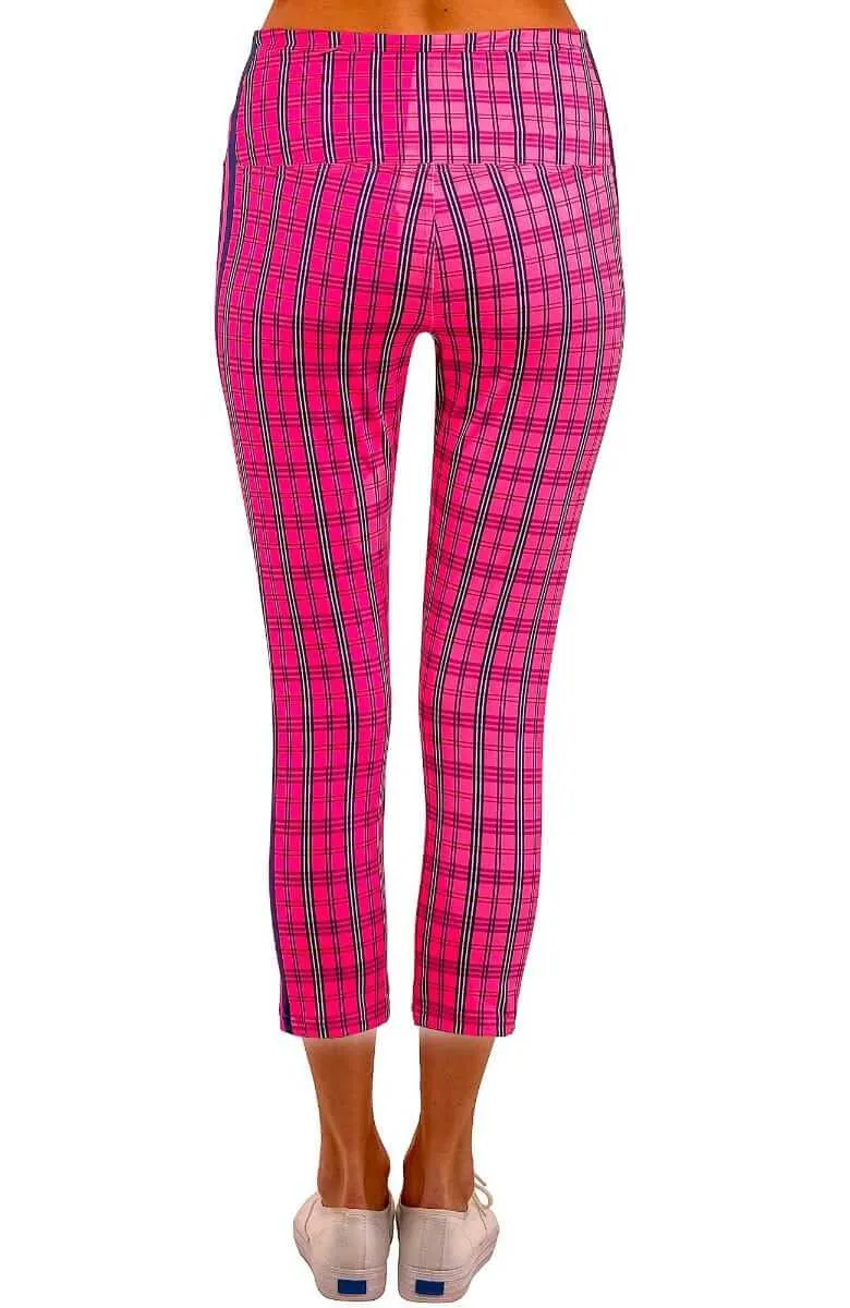 Leggings - Sunshine Plaid plus-size pants