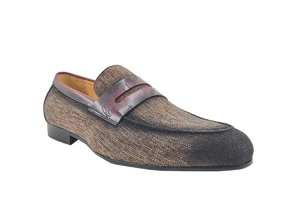 Life Style Penny Loafer W Leather Trim easy fit
