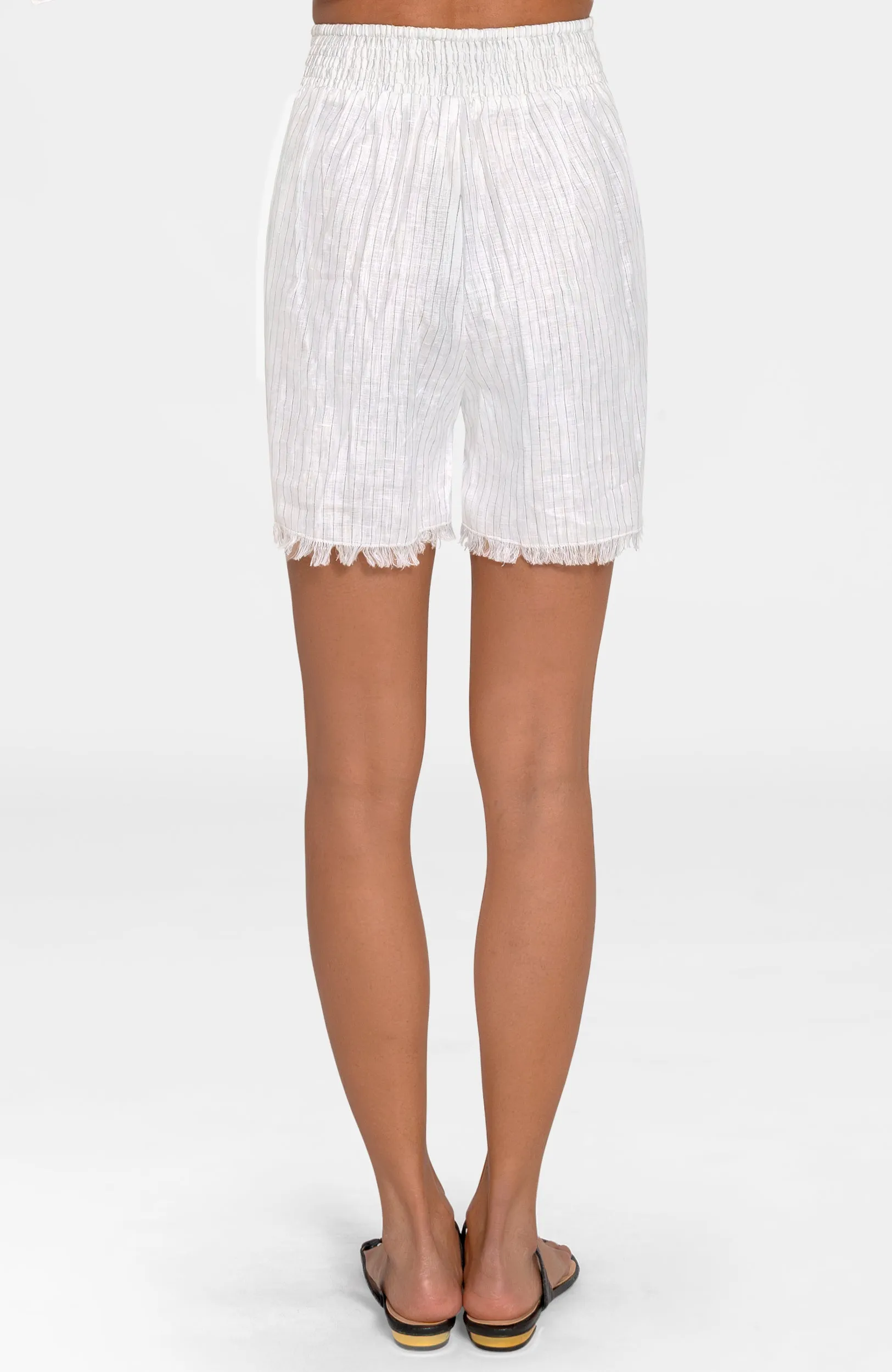 Linen Shorts - Stripe It artistic pants