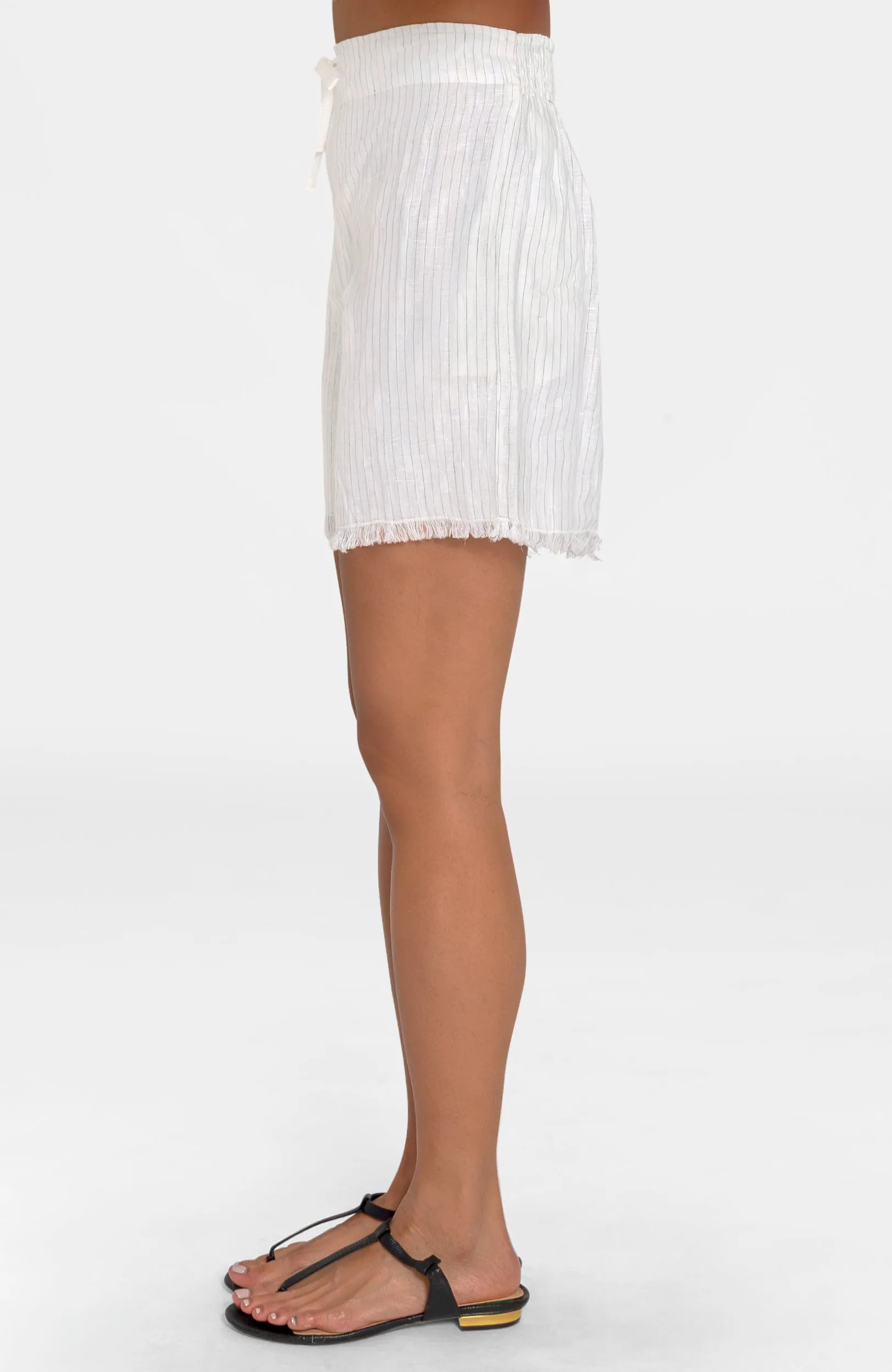 Linen Shorts - Stripe It artistic pants