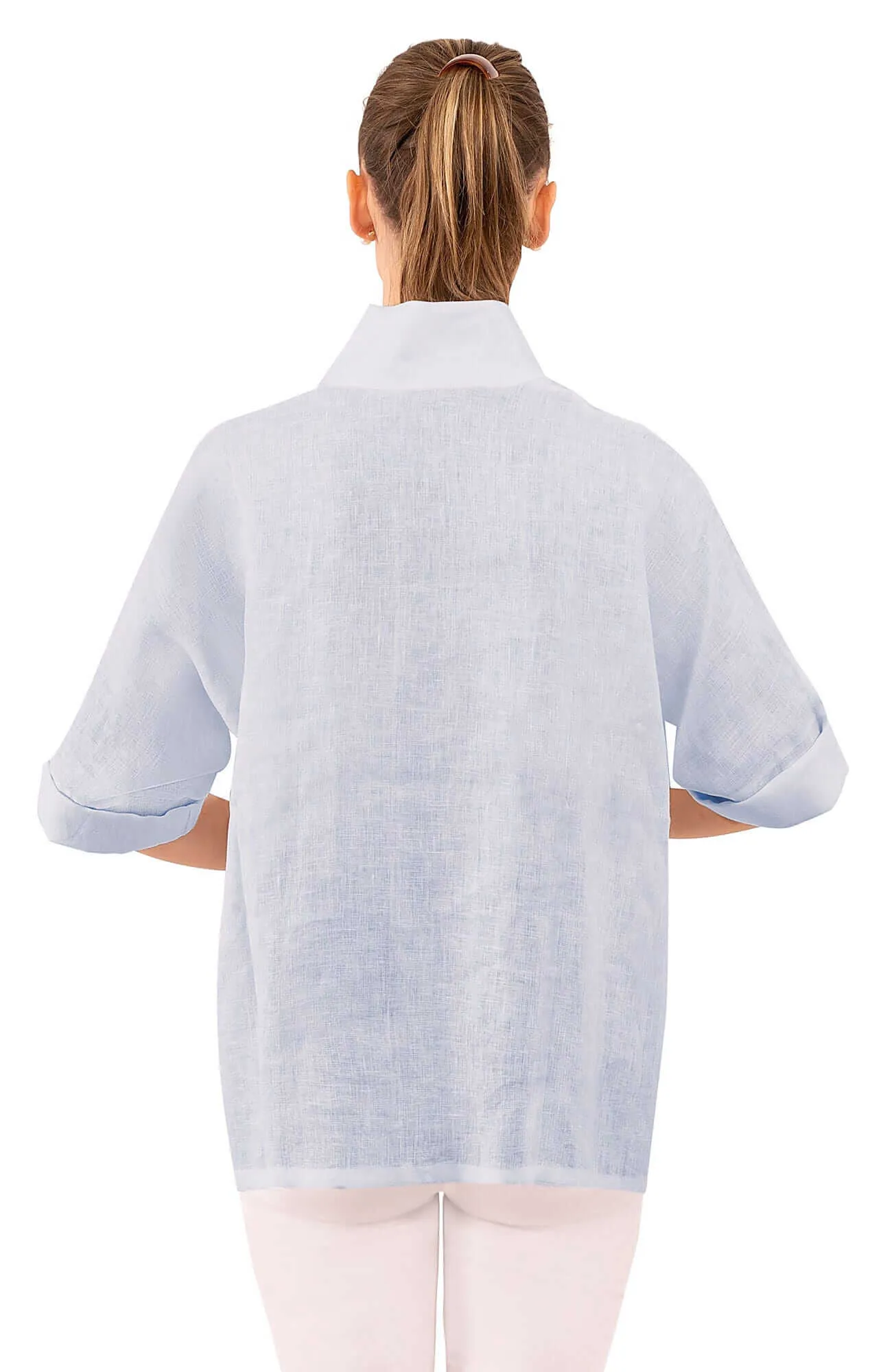 Little Lulu Linen Blouse - La Di Da rainproof