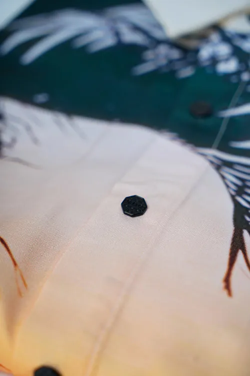 Lost in Paradise Short-sleeve Button-up Shirt street fashion