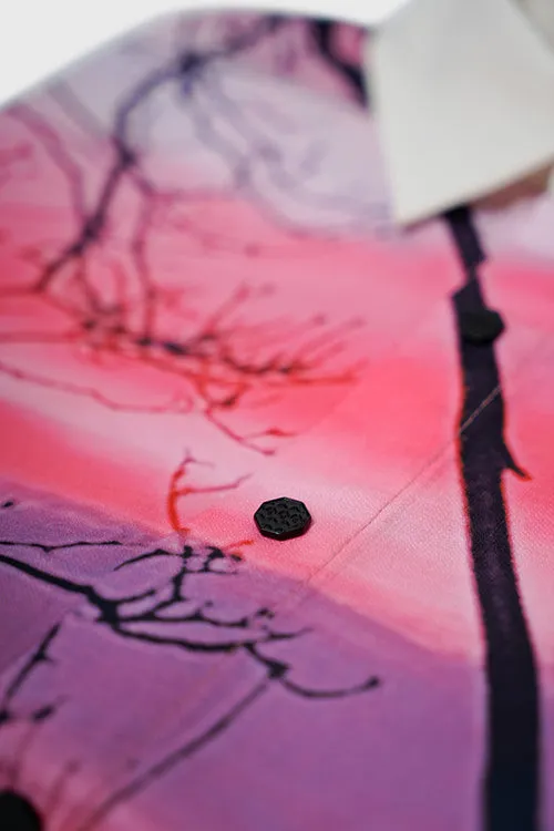 Lost in Paradise Short-sleeve Button-up Shirt team collaboration