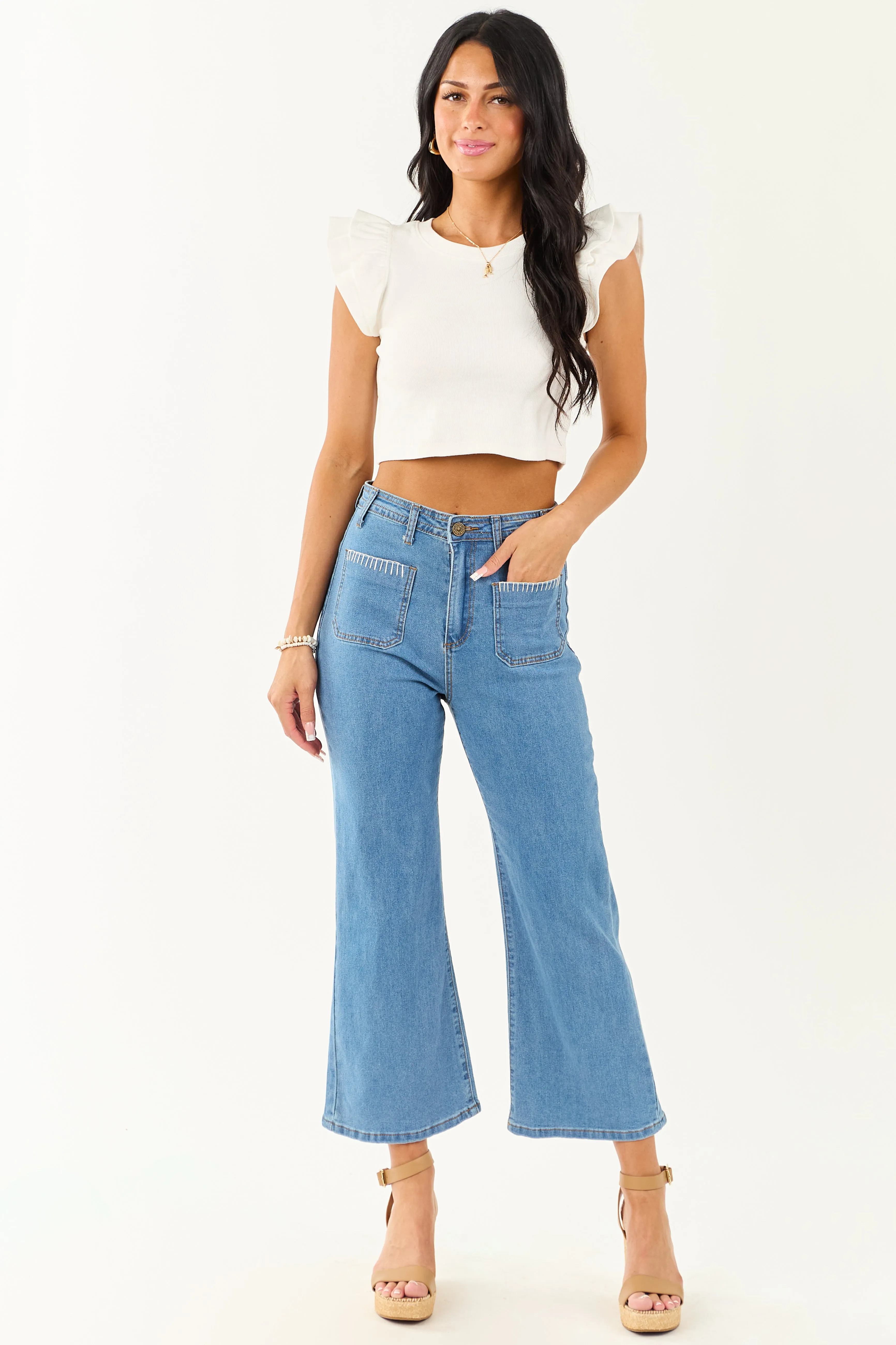 7/14/2025,ALL_PRODUCTS,back-in-stock:true,filter-color:Blue,filter-fabric:Cotton,filter-fabric:Denim,filter-inseam:25.5,filter-inseam:26.5",filter-inseam:27.5",filter-rise:High Rise,filter-season:Summer,filter-style:Ankle/Cropped,filter-style:Fla