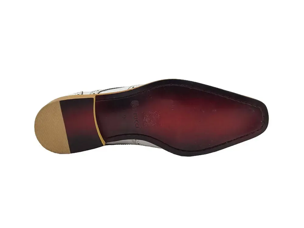 Men Medallion Wingtip Brogue Shoes city pulse