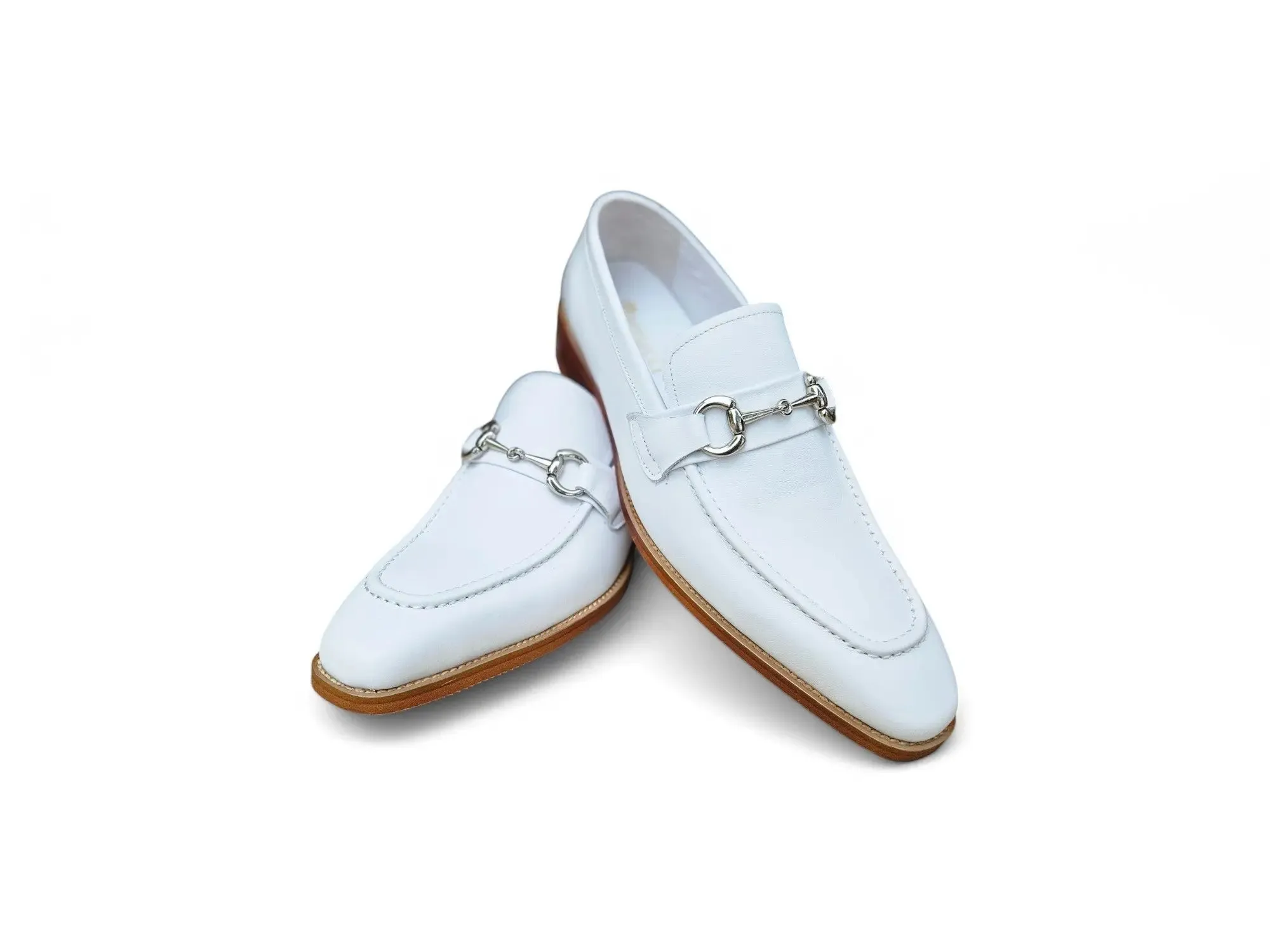 Men's Burnished Signature Buckle Loafer meet look