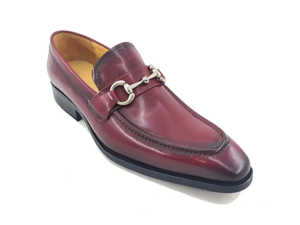 Men's Burnished Signature Buckle Loafer meet look