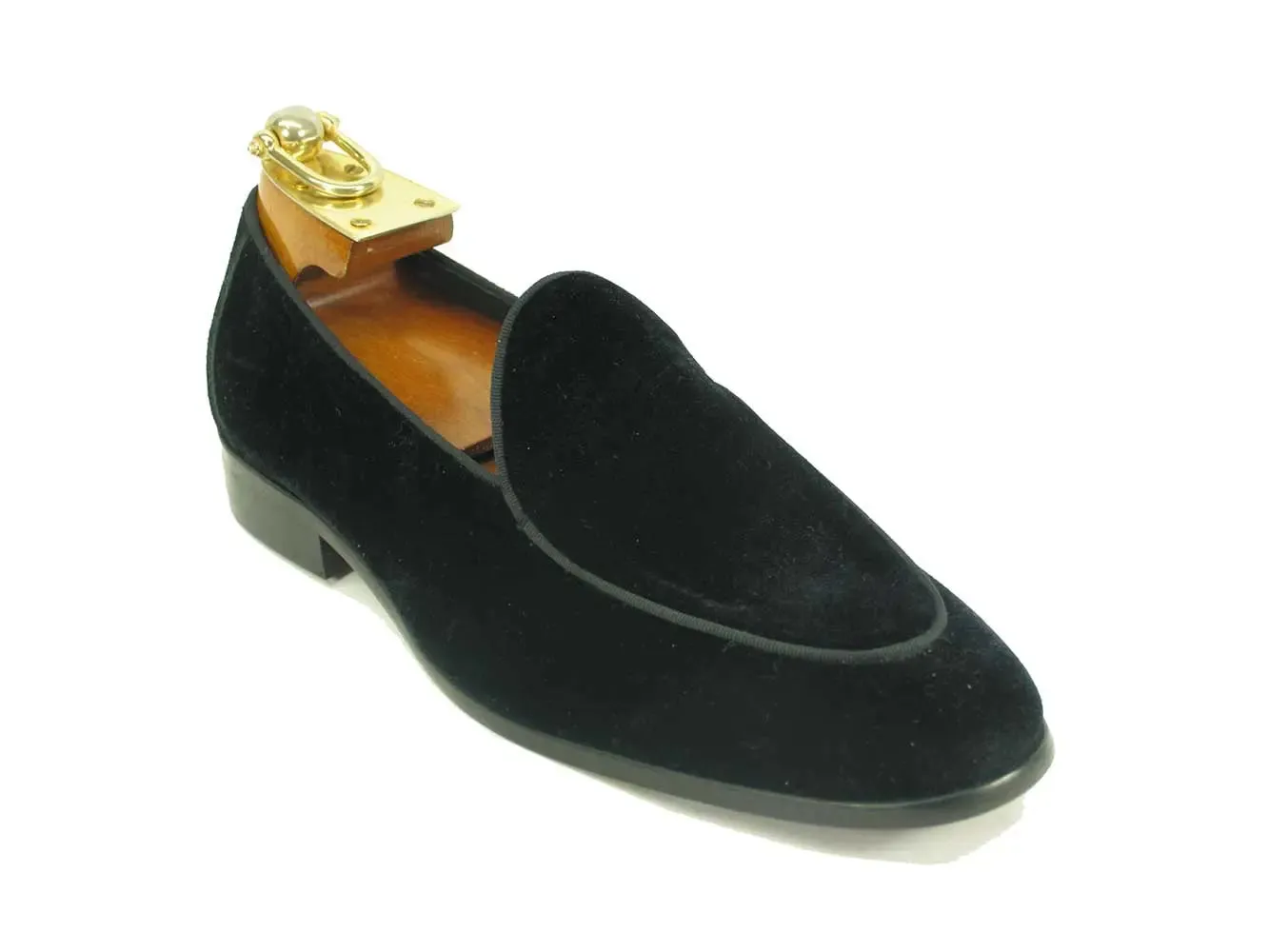 Men's Velvet Prom Shoe travel light