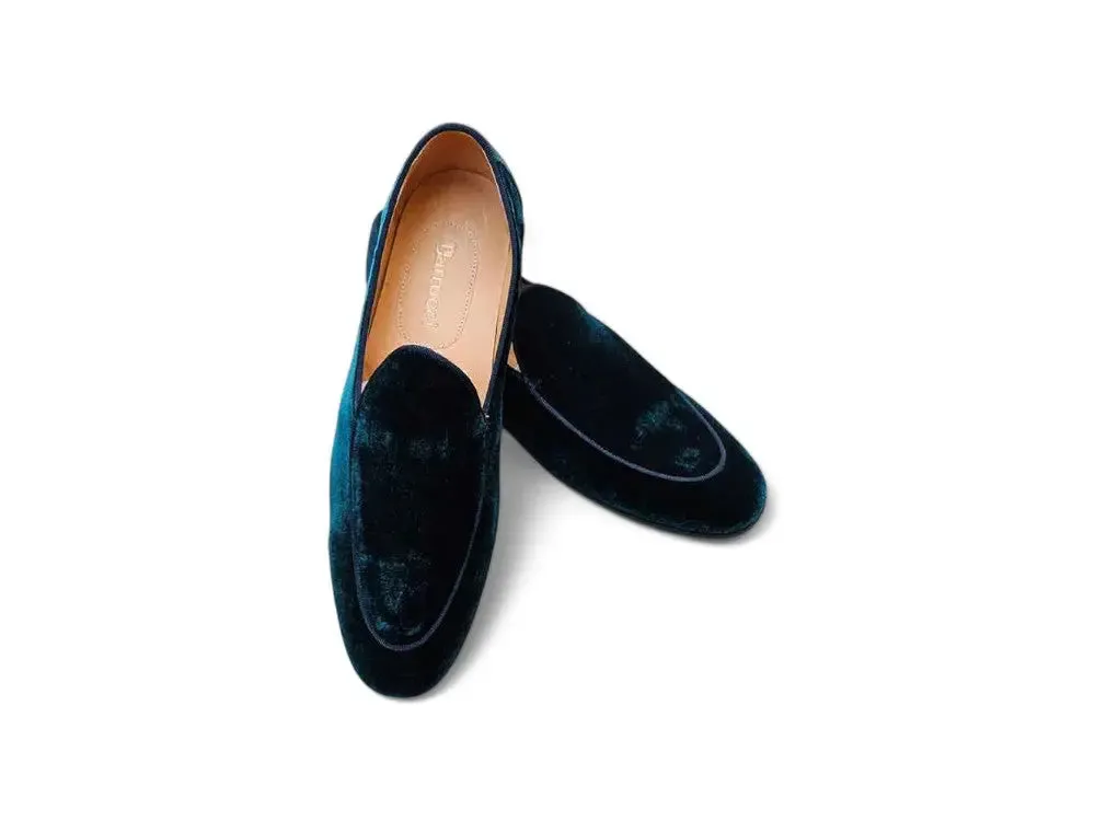Men's Velvet Prom Shoe travel light