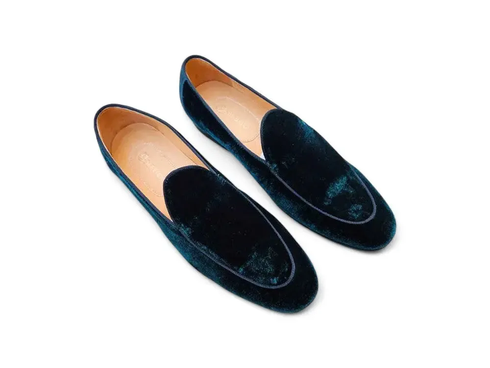 Men's Velvet Prom Shoe travel light
