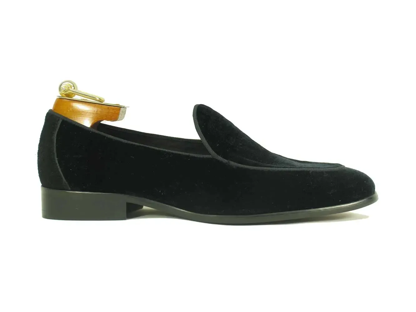 Men's Velvet Prom Shoe travel light