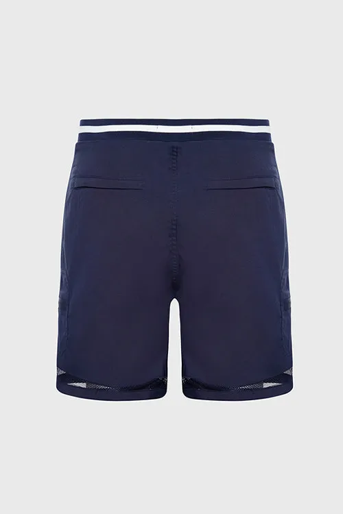 Mesh Line Utility Board Shorts retro chic