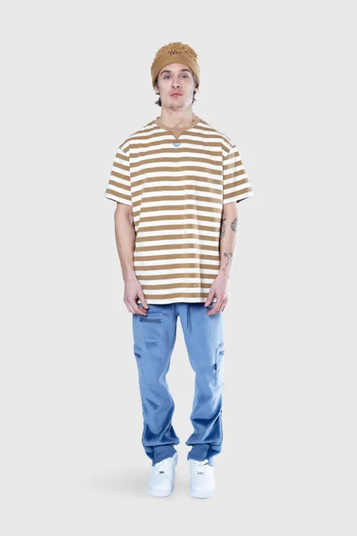 Metal Logo Stripe Tee interview appropriate