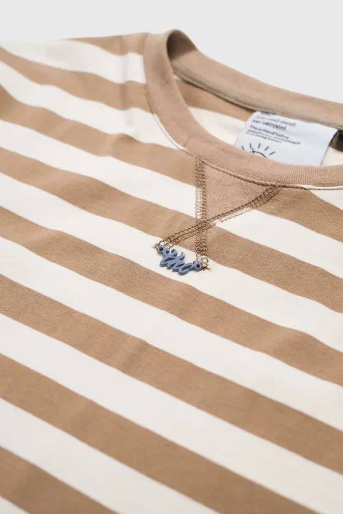 Metal Logo Stripe Tee interview appropriate
