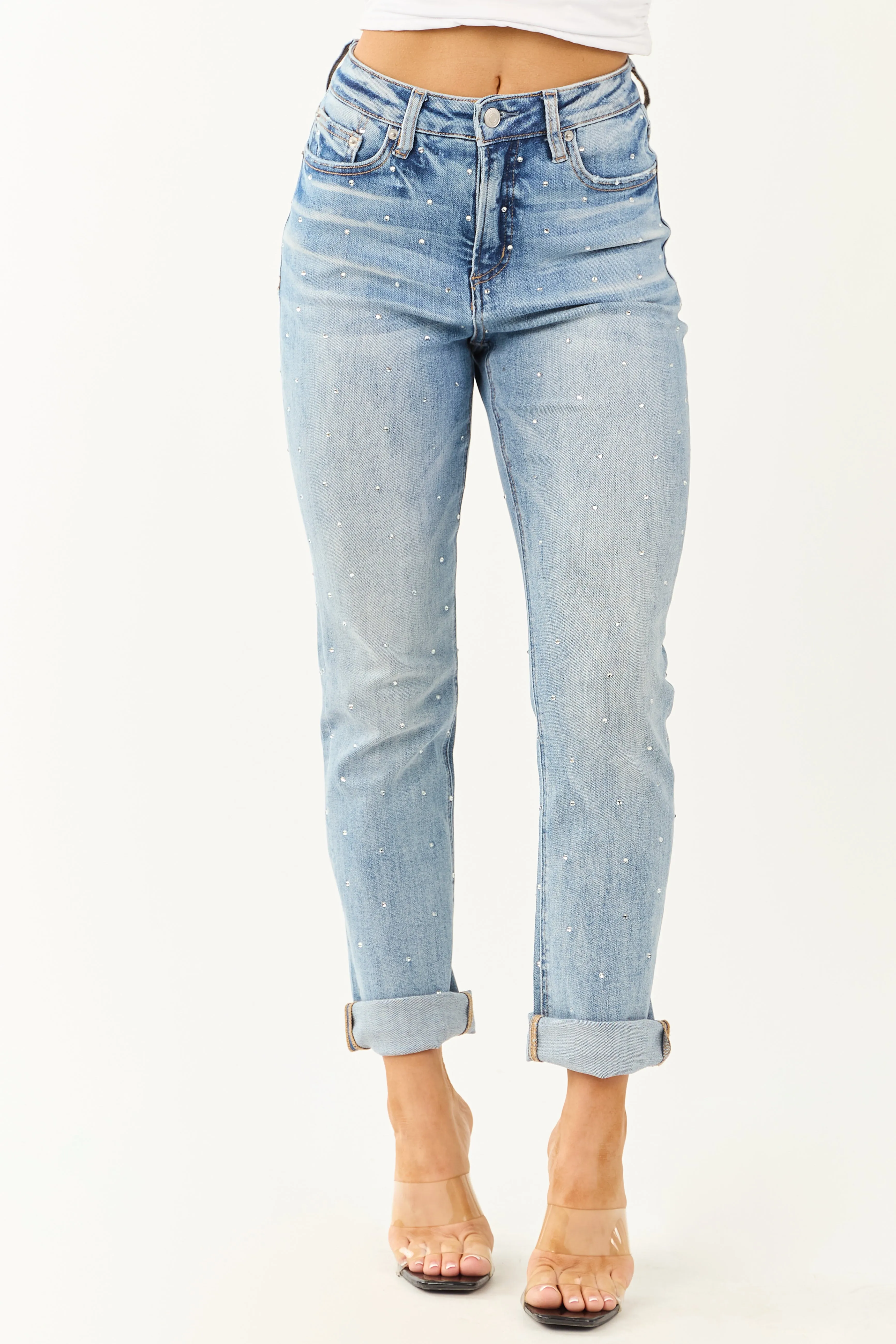 7/24/2025,ALL_PRODUCTS,back-in-stock:true,filter-color:Blue,filter-fabric:Cotton,filter-fabric:Denim,filter-fabric:Rhinestone,filter-inseam:30",filter-rise:High Rise,filter-season:Fall,filter-season:Spring,filter-season:Summer,filter-season:Winter,fil