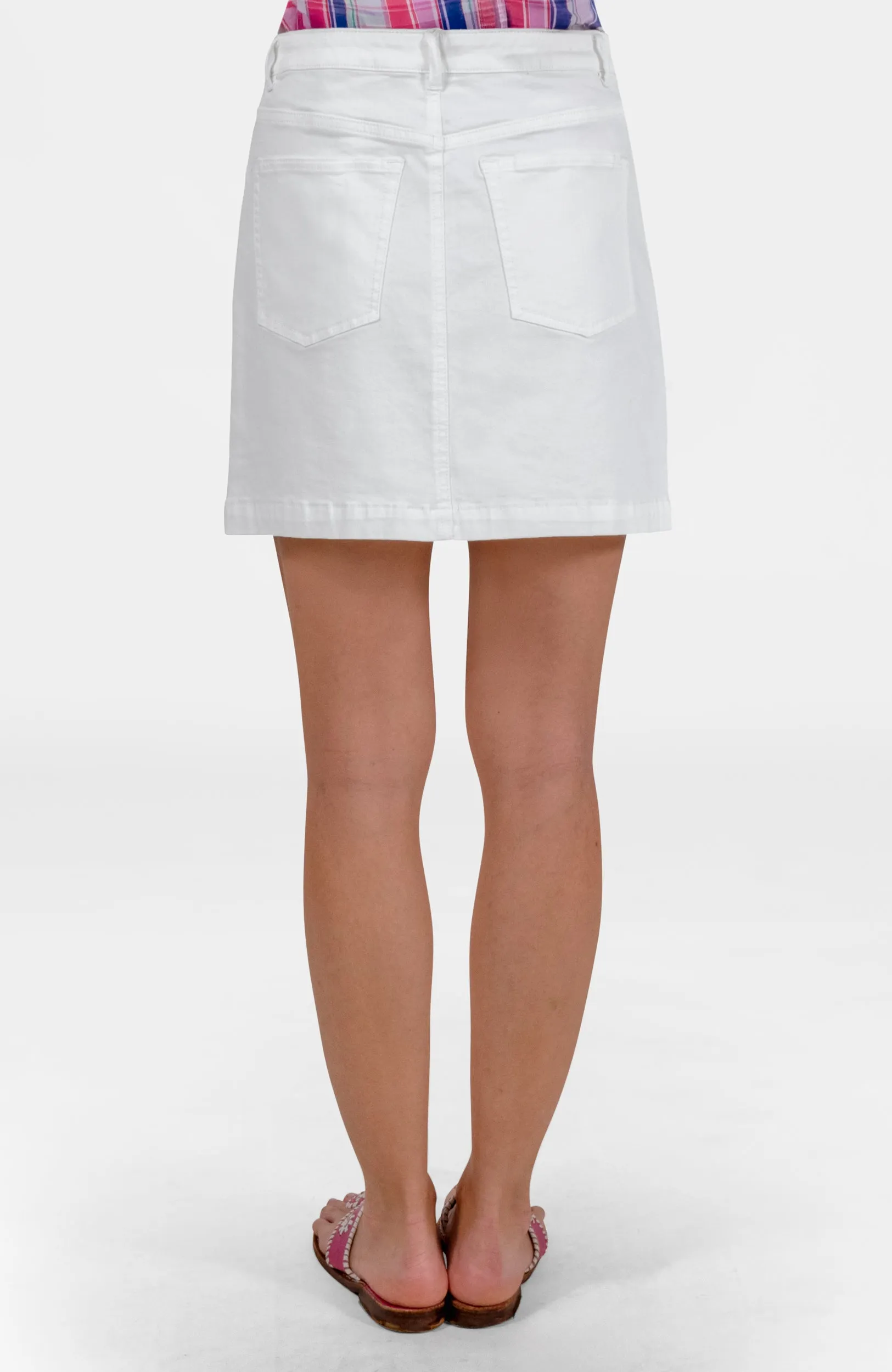 Mighty Cute Denim Skirt - Mini stain-resistant pants