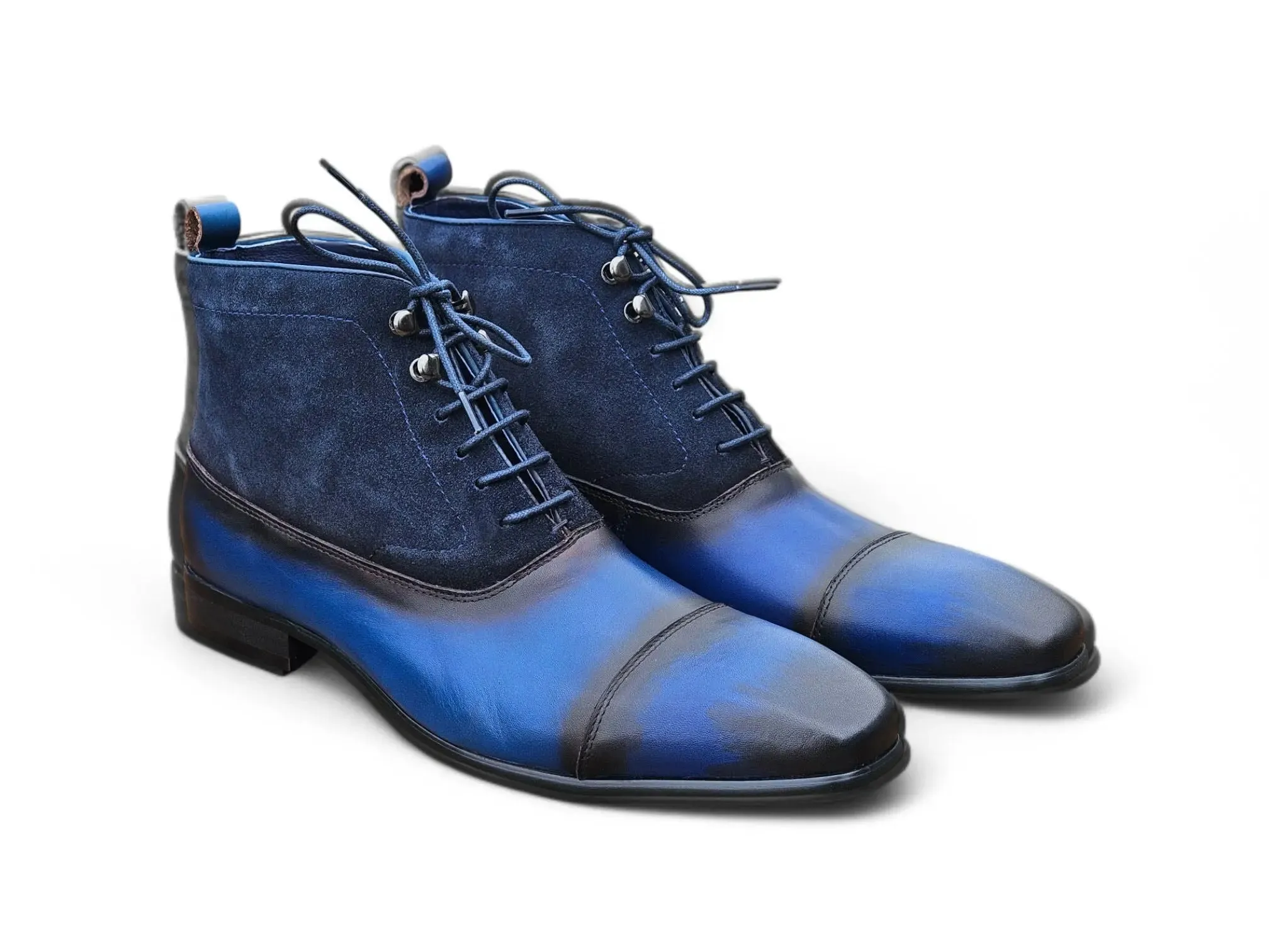 Mixed Media Lace-up Suede Boot frost walk