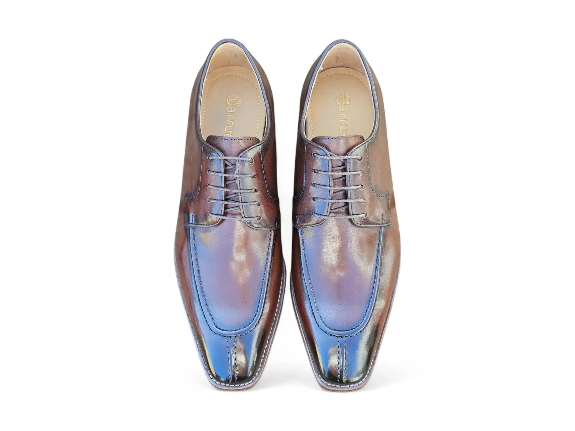 Moc Toe Oxford in Leather Sole travel mate