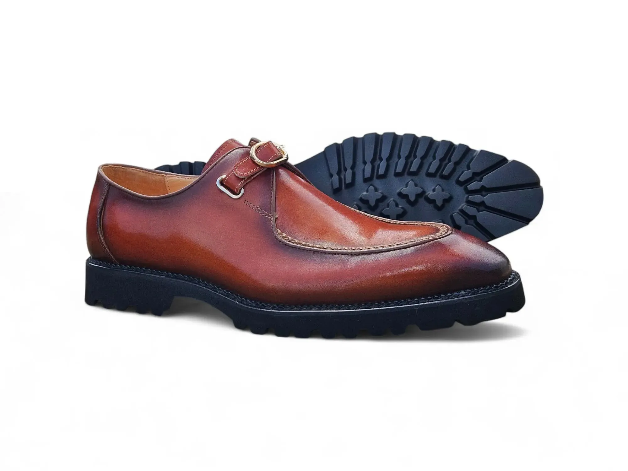 Moc Toe Single Monk Loafer quick wear