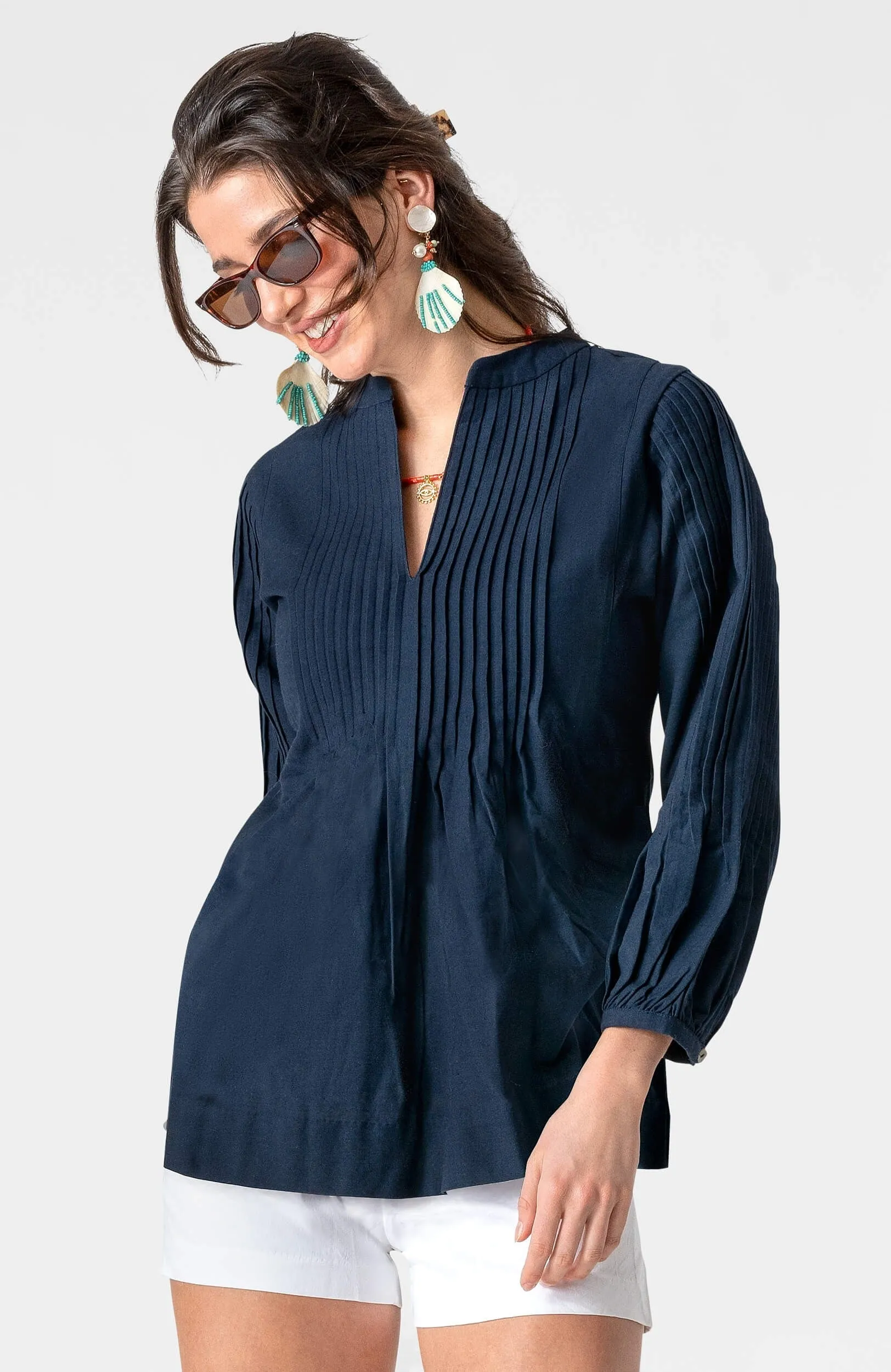 Blouses,Blouses & Shirts,Blouses & Shirts Collection,Clothing,Clothing Collection,Online Store,Regular Price Collection,Solid,Solid Collection,Solid Tops,solids,Tops Collection,Tunic,Tunics,Tunics Collection,Welcome 10% Off