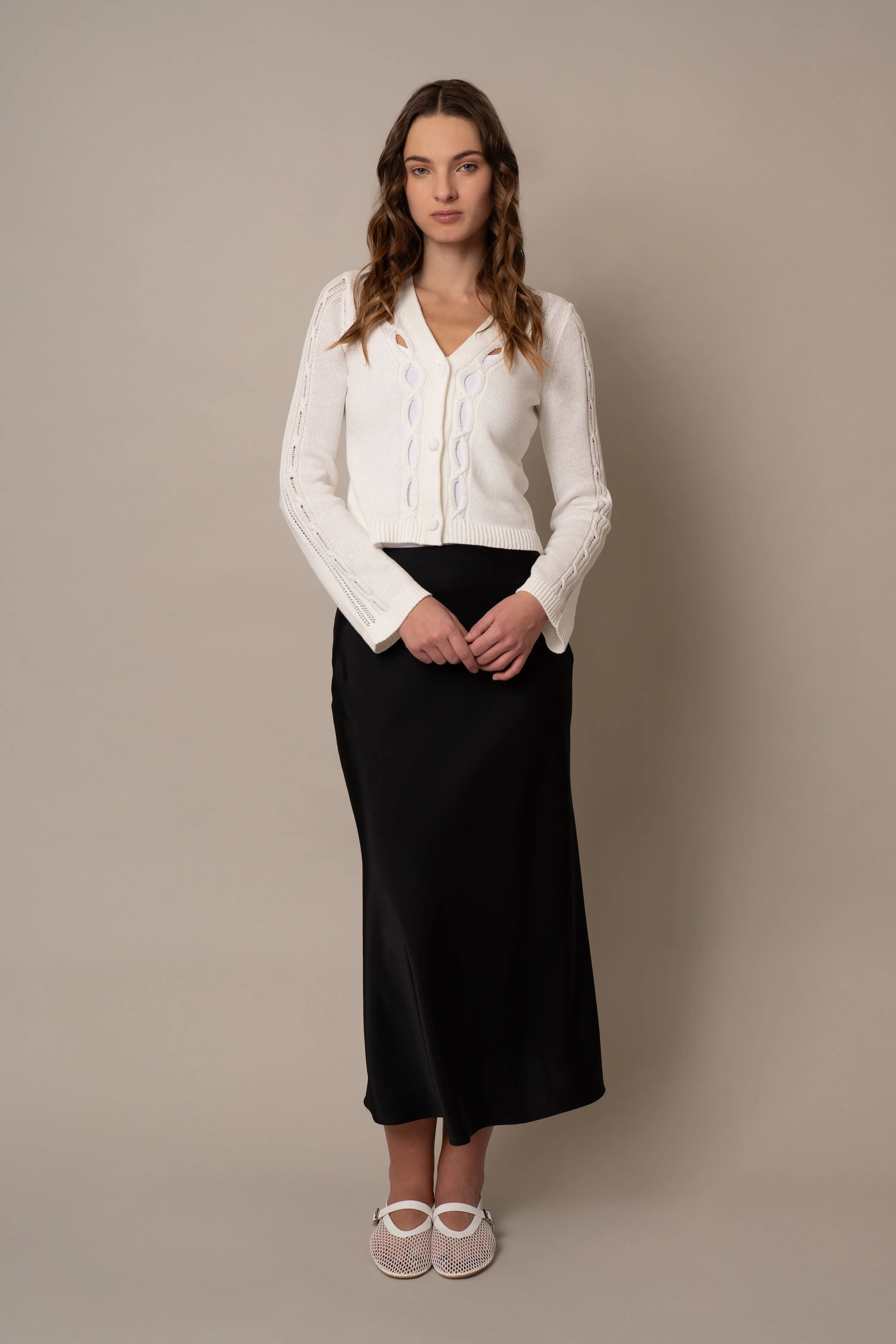 Novelty Cardigan visual calm