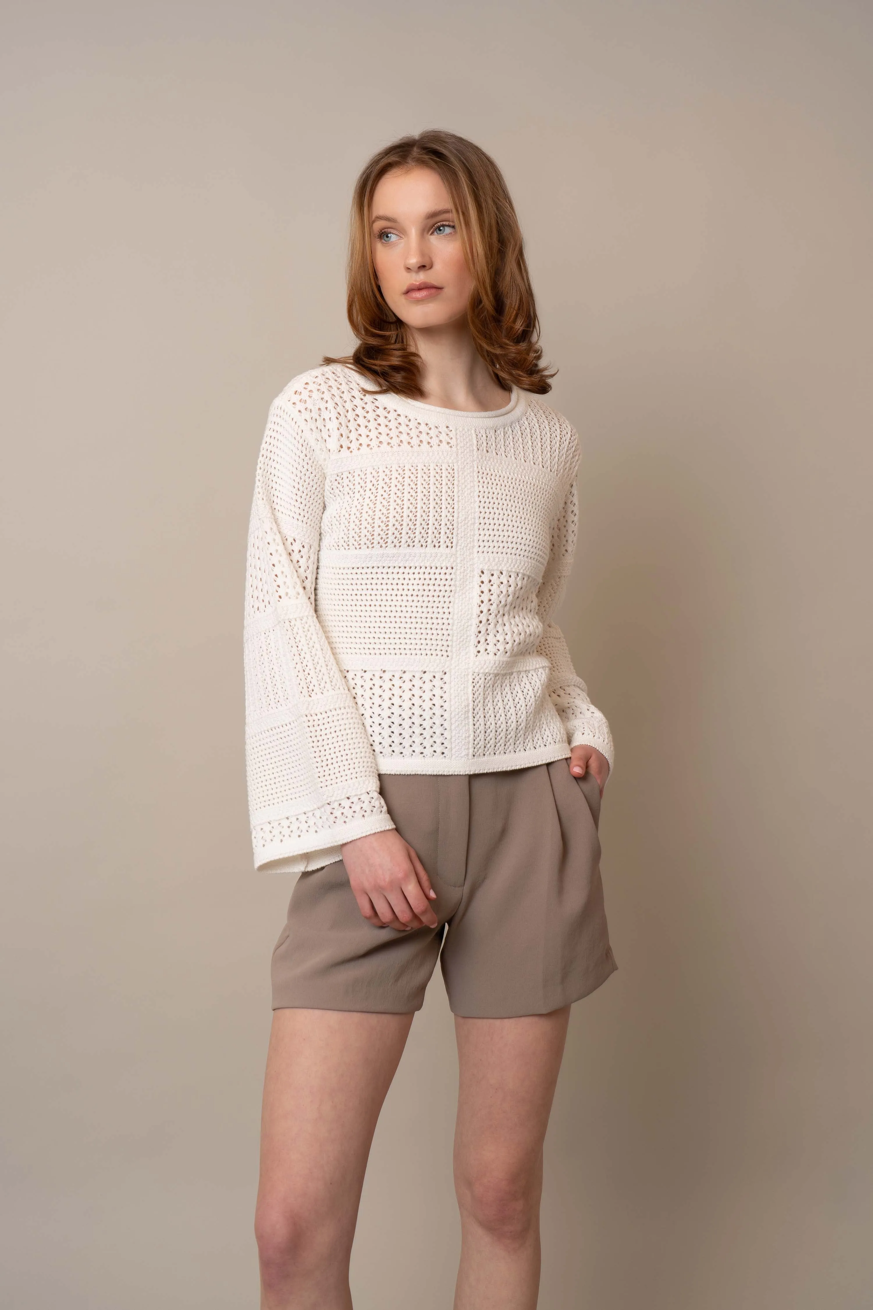 Novelty Crochet Pullover cold season