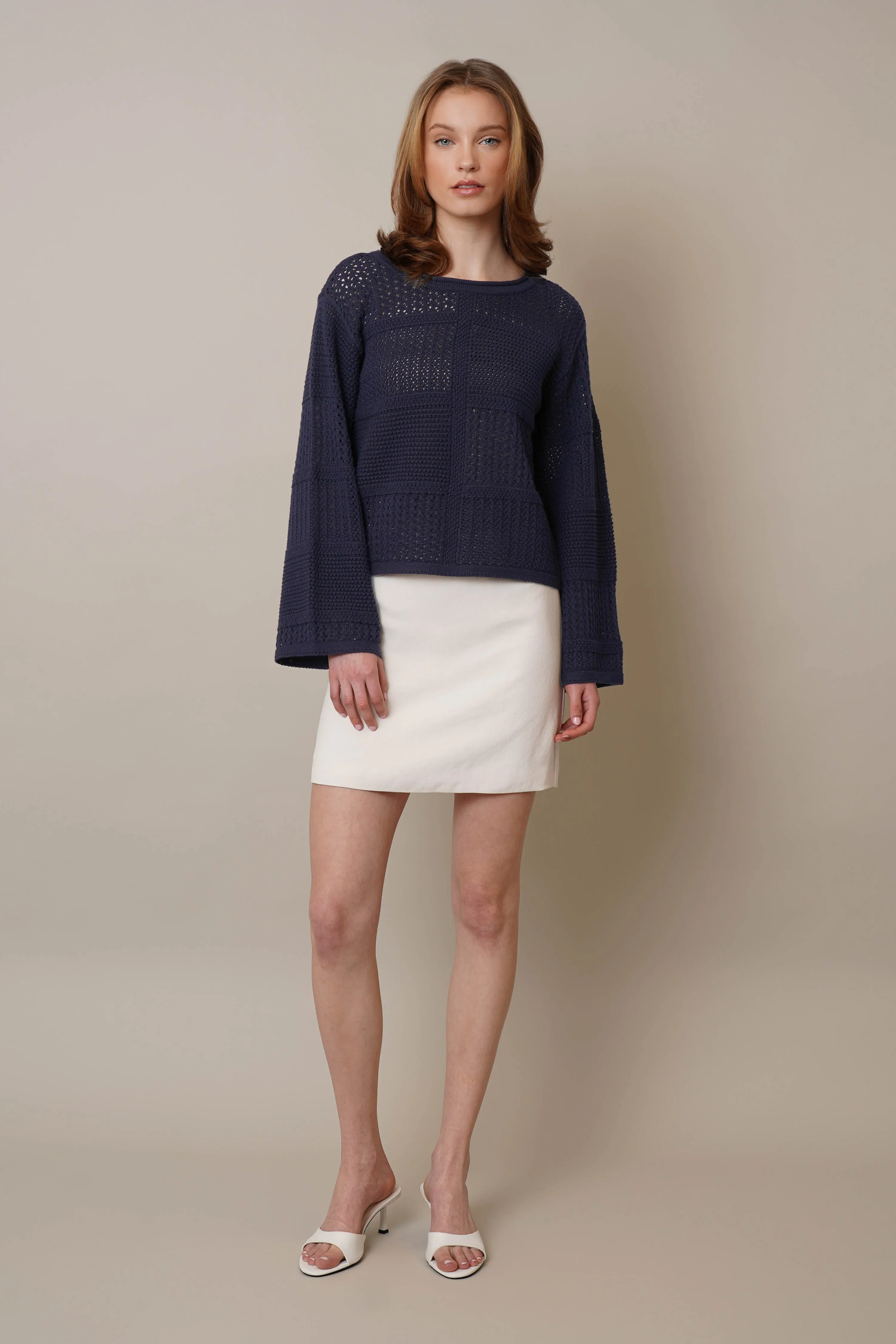 Novelty Crochet Pullover cold season