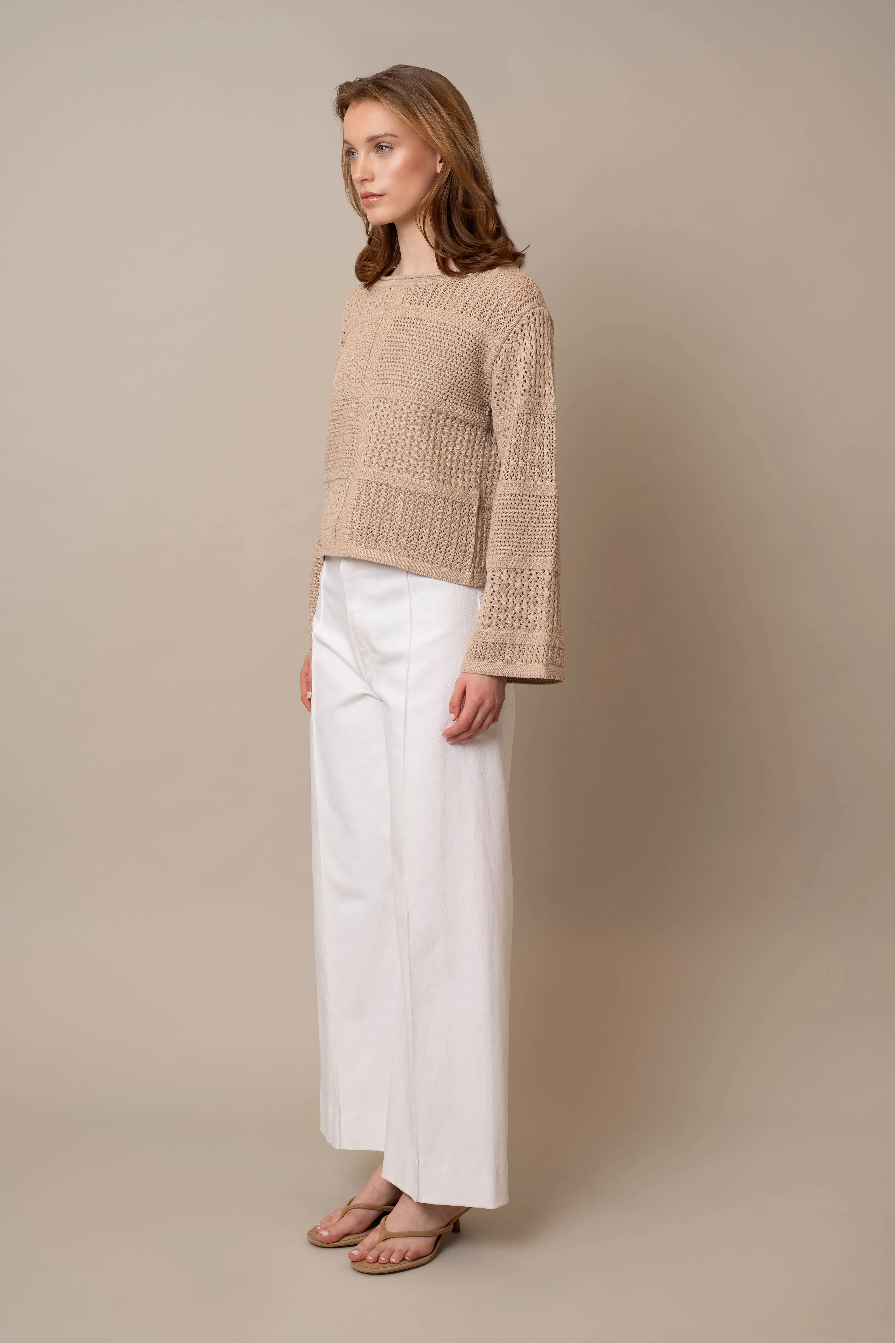 Novelty Crochet Pullover cold season