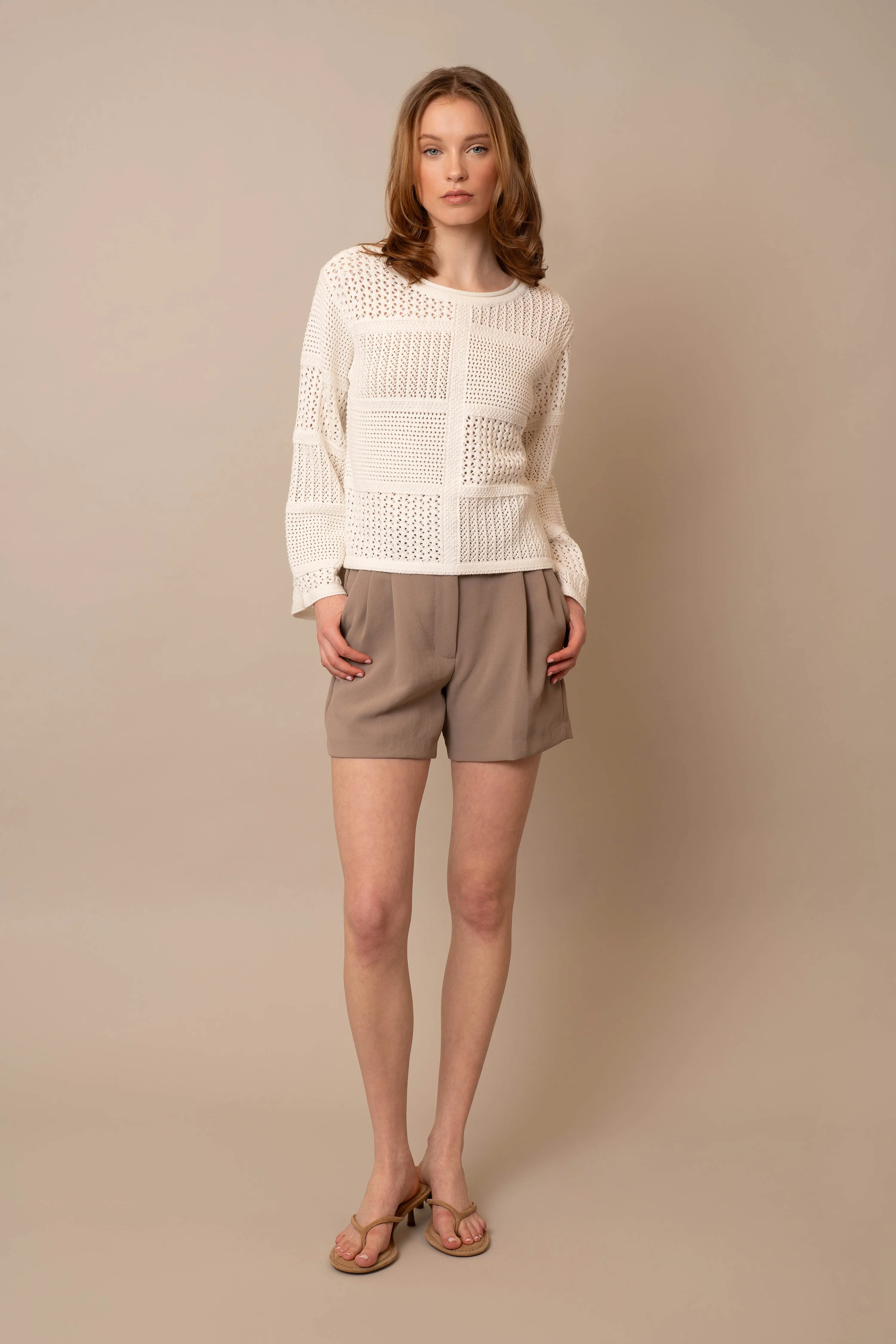 Novelty Crochet Pullover cold season