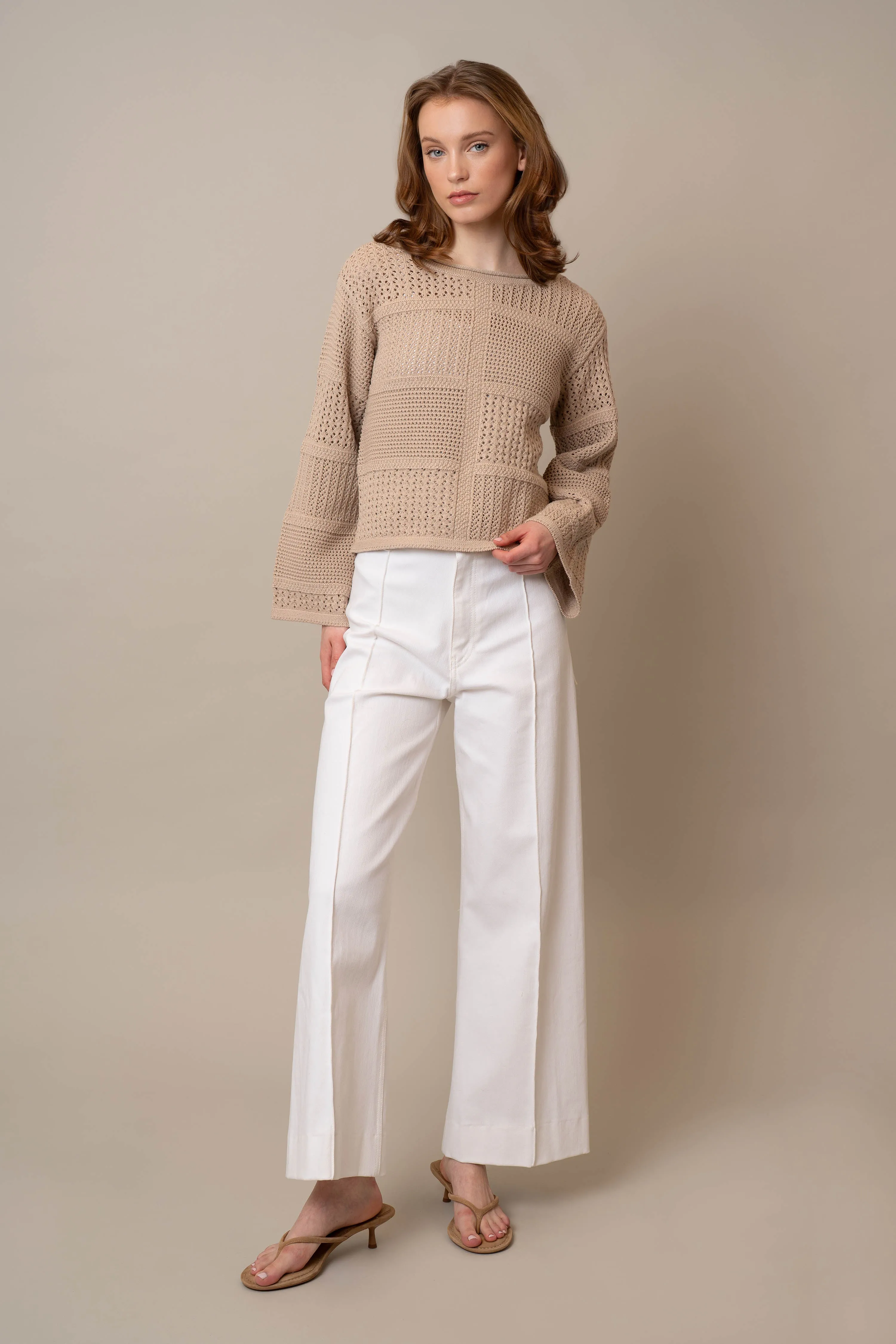 Novelty Crochet Pullover cold season