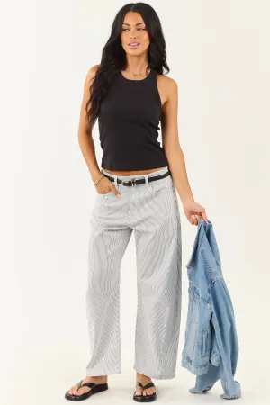 7/25/2025,ALL_PRODUCTS,back-in-stock:true,filter-color:White/Ivory,filter-fabric:Cotton,filter-fabric:Denim,filter-inseam:27",filter-pattern:Stripe,filter-rise:High Rise,filter-season:Fall,filter-style:Barrel,filter-style:Non-Distressed,gpc:Bottoms,pc
