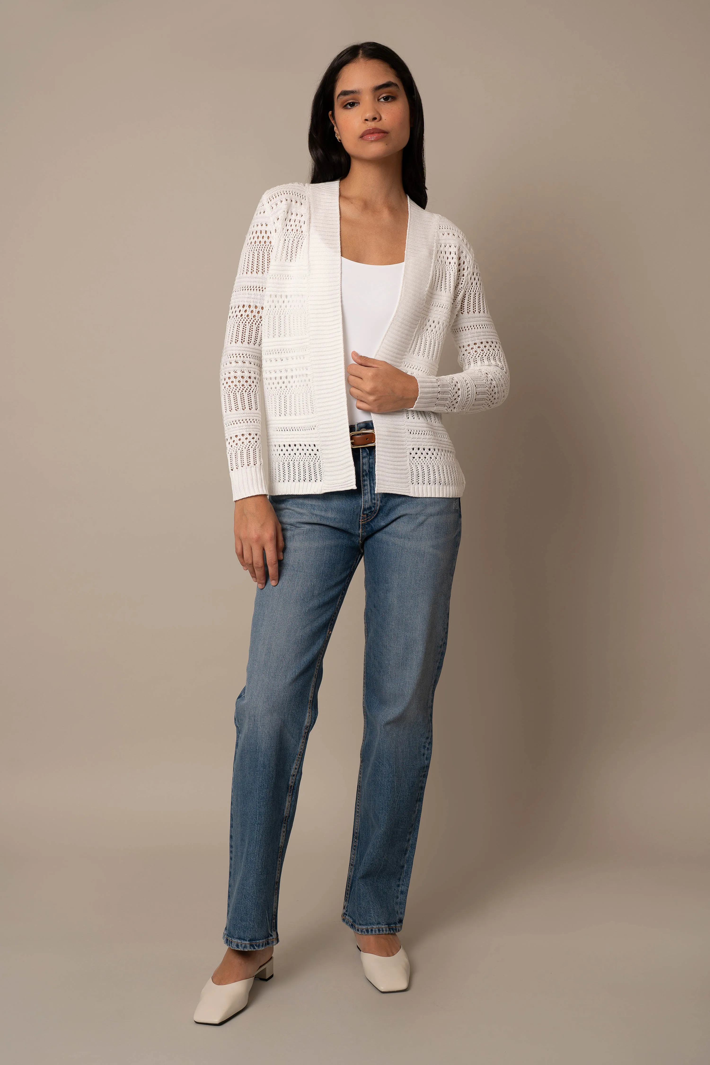 Open Crochet Cardigan timeless feel