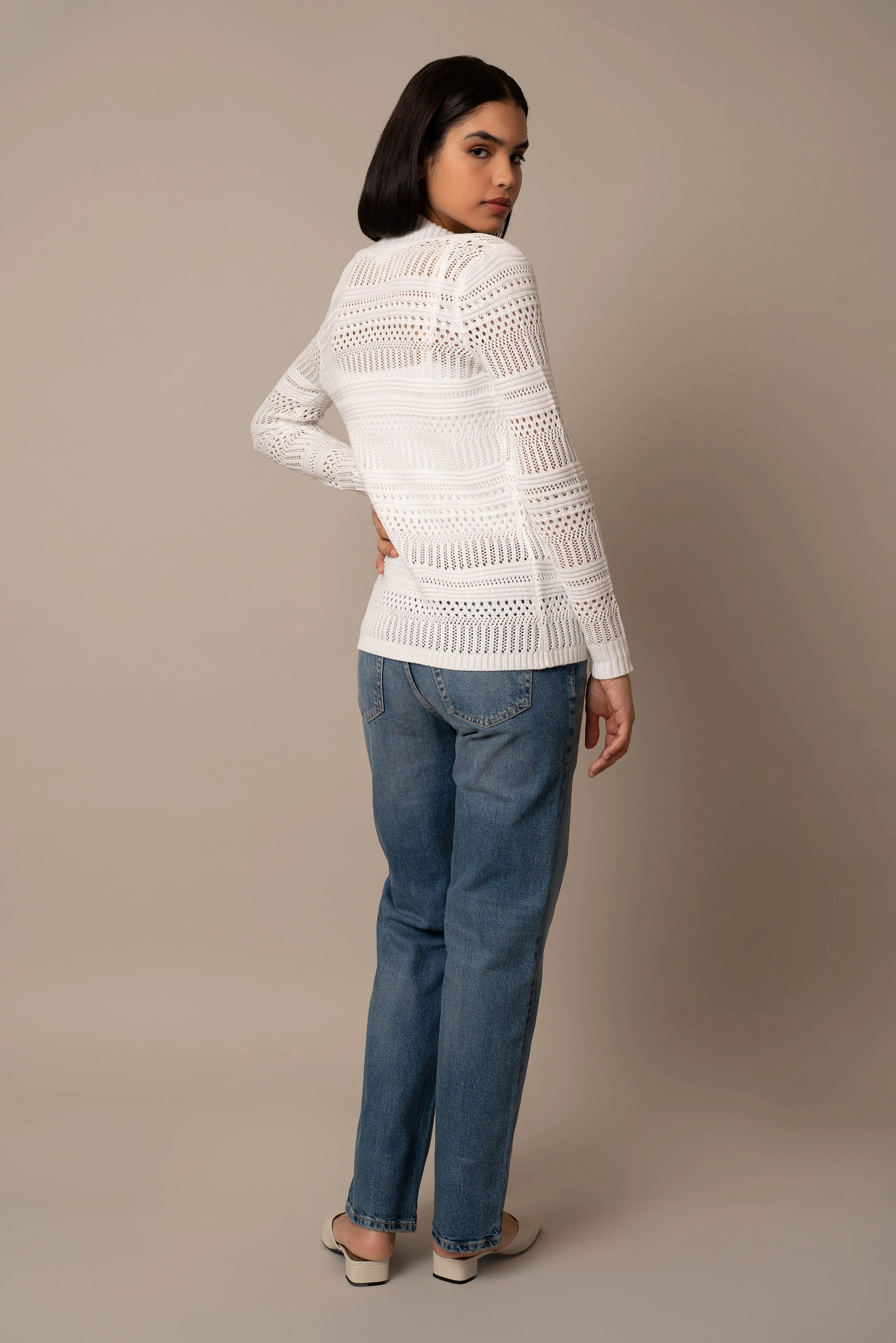 Open Crochet Cardigan timeless feel