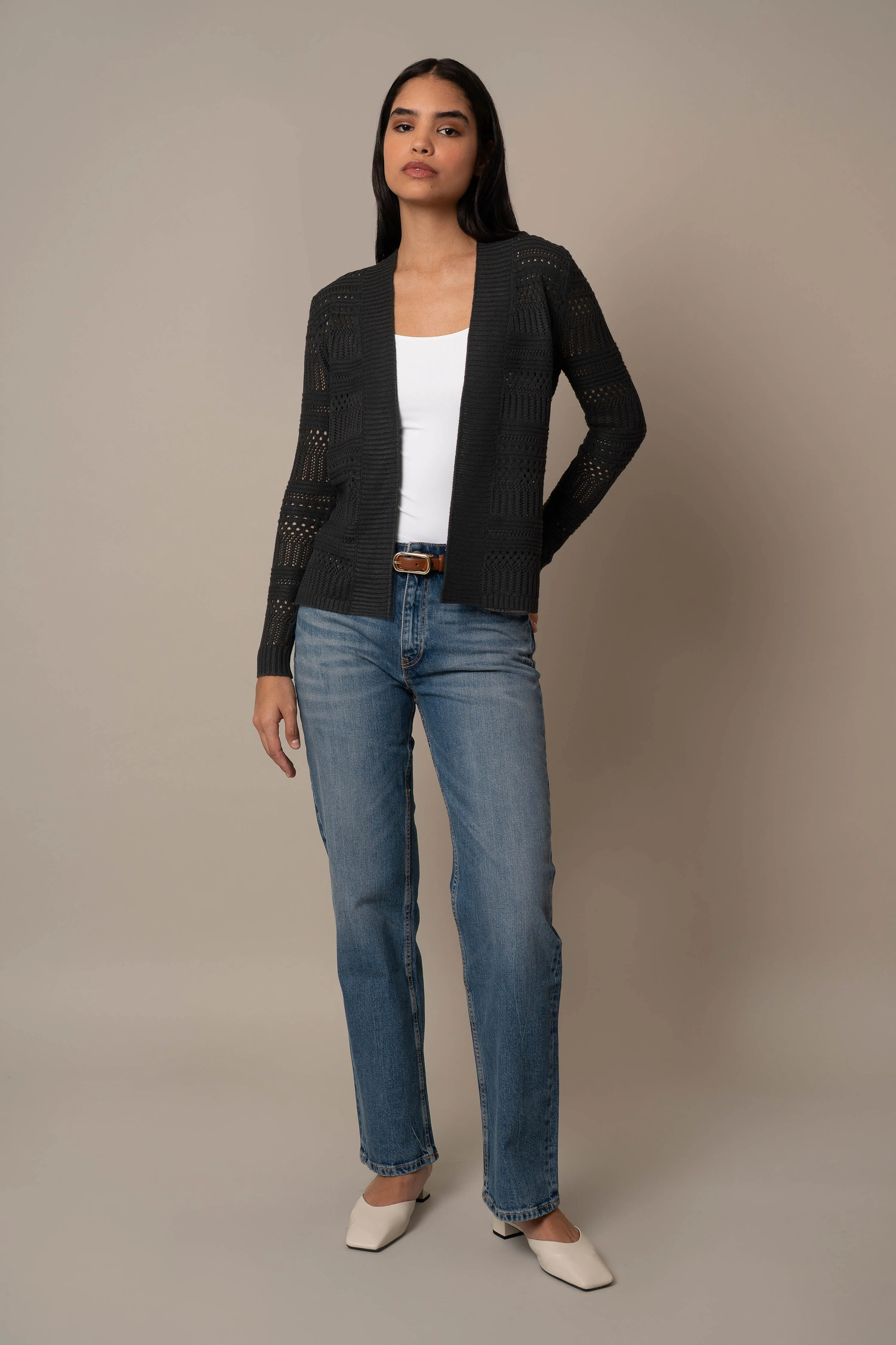 Open Crochet Cardigan timeless feel