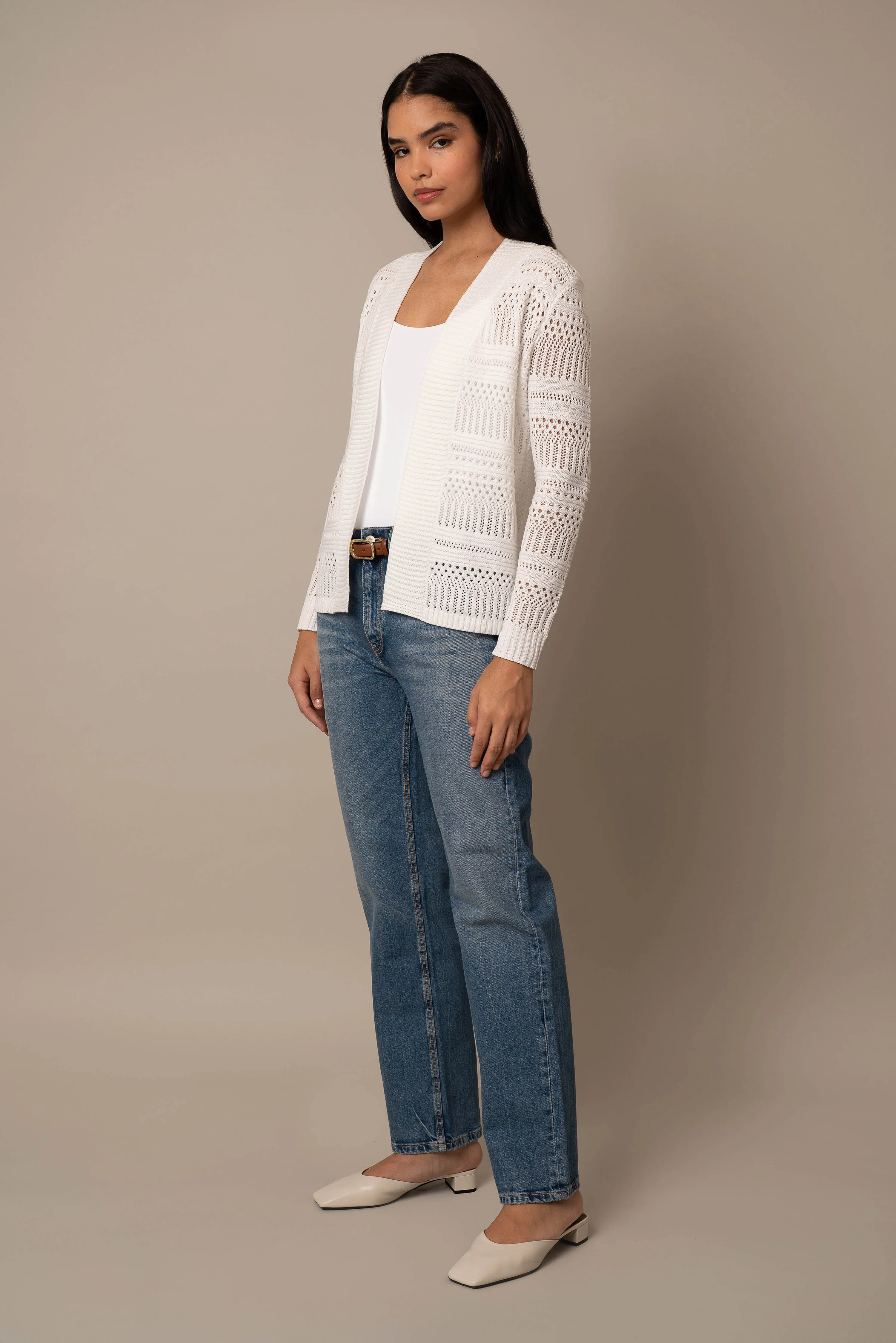 Open Crochet Cardigan timeless feel