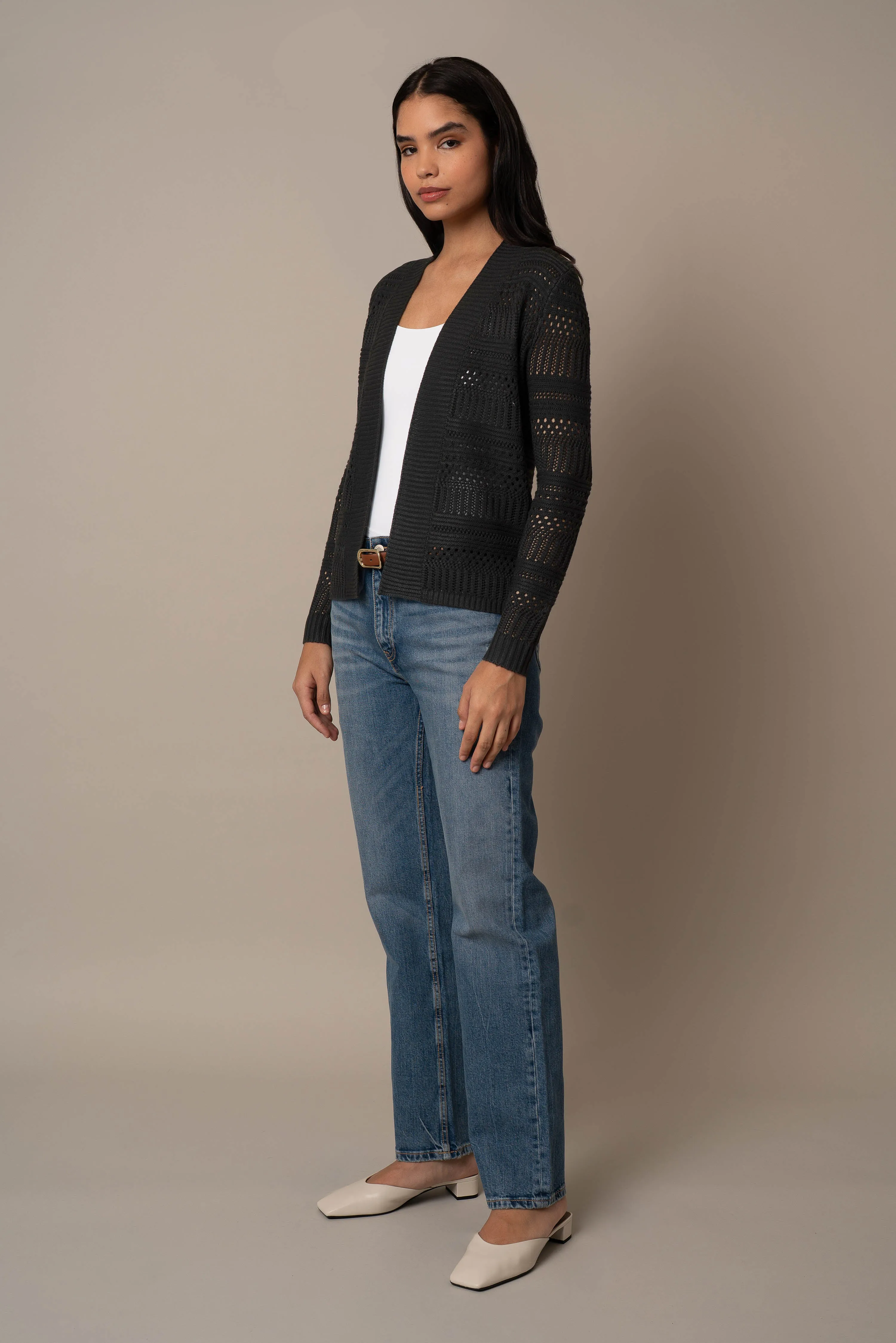 Open Crochet Cardigan timeless feel
