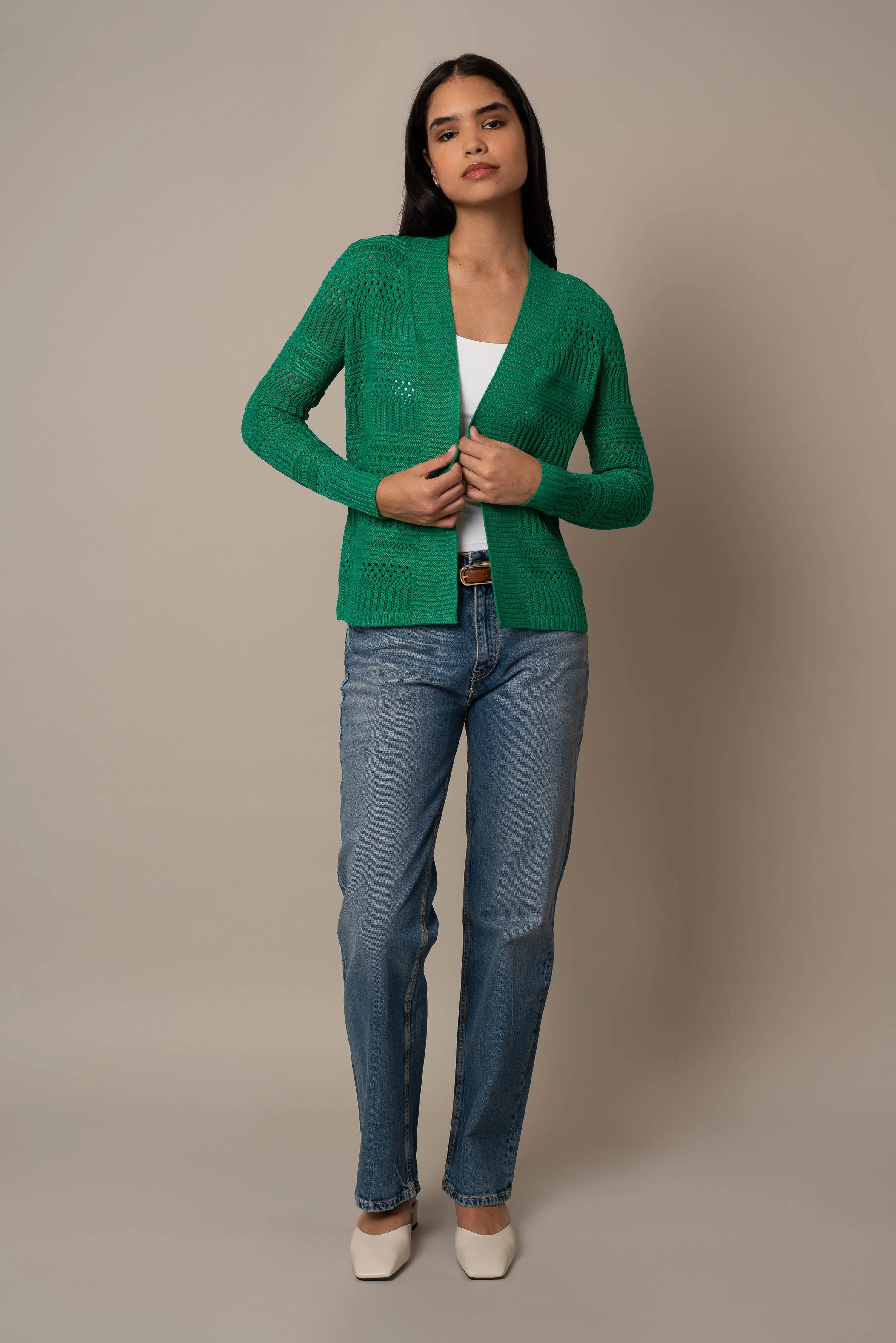 Open Crochet Cardigan timeless feel