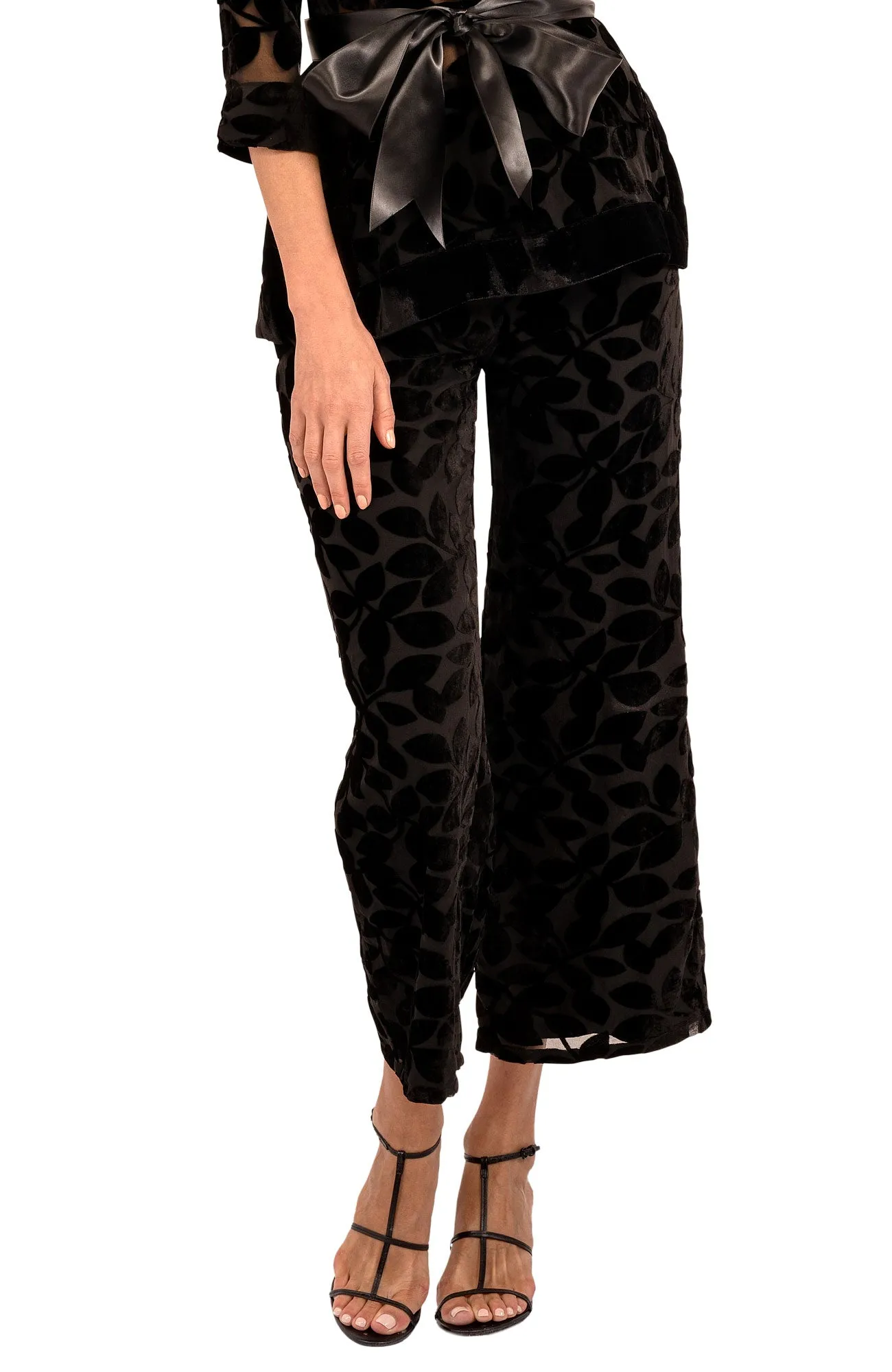 Bottoms,Bottoms Collection,Clothing,Clothing Collection,Leaf Burnout Velvet,Luxe Leaf Velvet,Online Store,Pants Collection,Regular Price Collection,spo-cs-disabled,spo-default,spo-disabled,spo-notify-me-disabled,Welcome 10% Off
