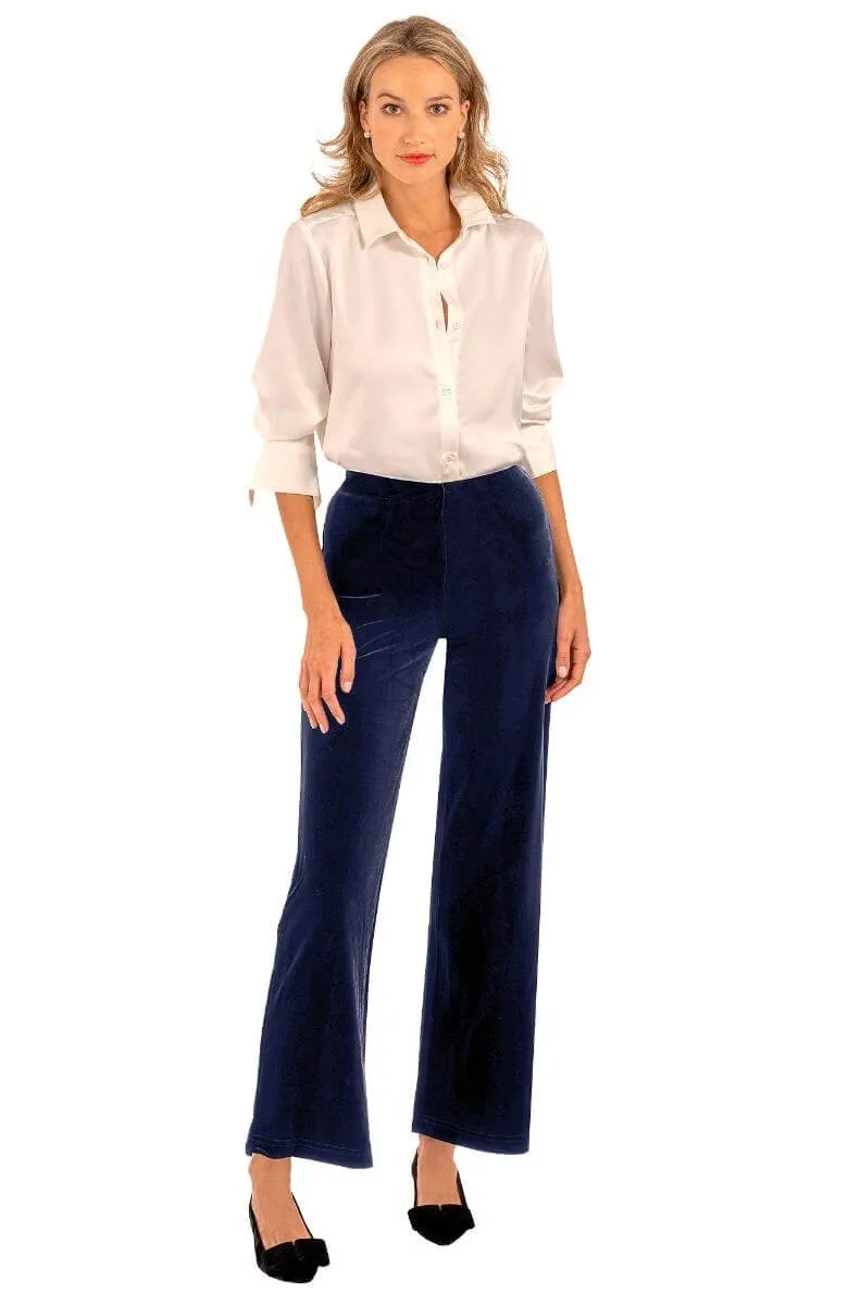 Palazzo Pant - Luxe Velvet fashion pants