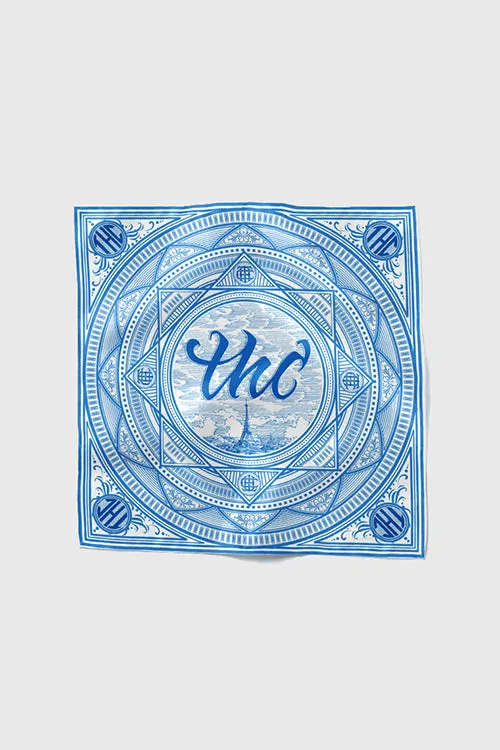 color-white and midnight blue,Men,product:Paris Silk Twill Scarf,removecolor,THC